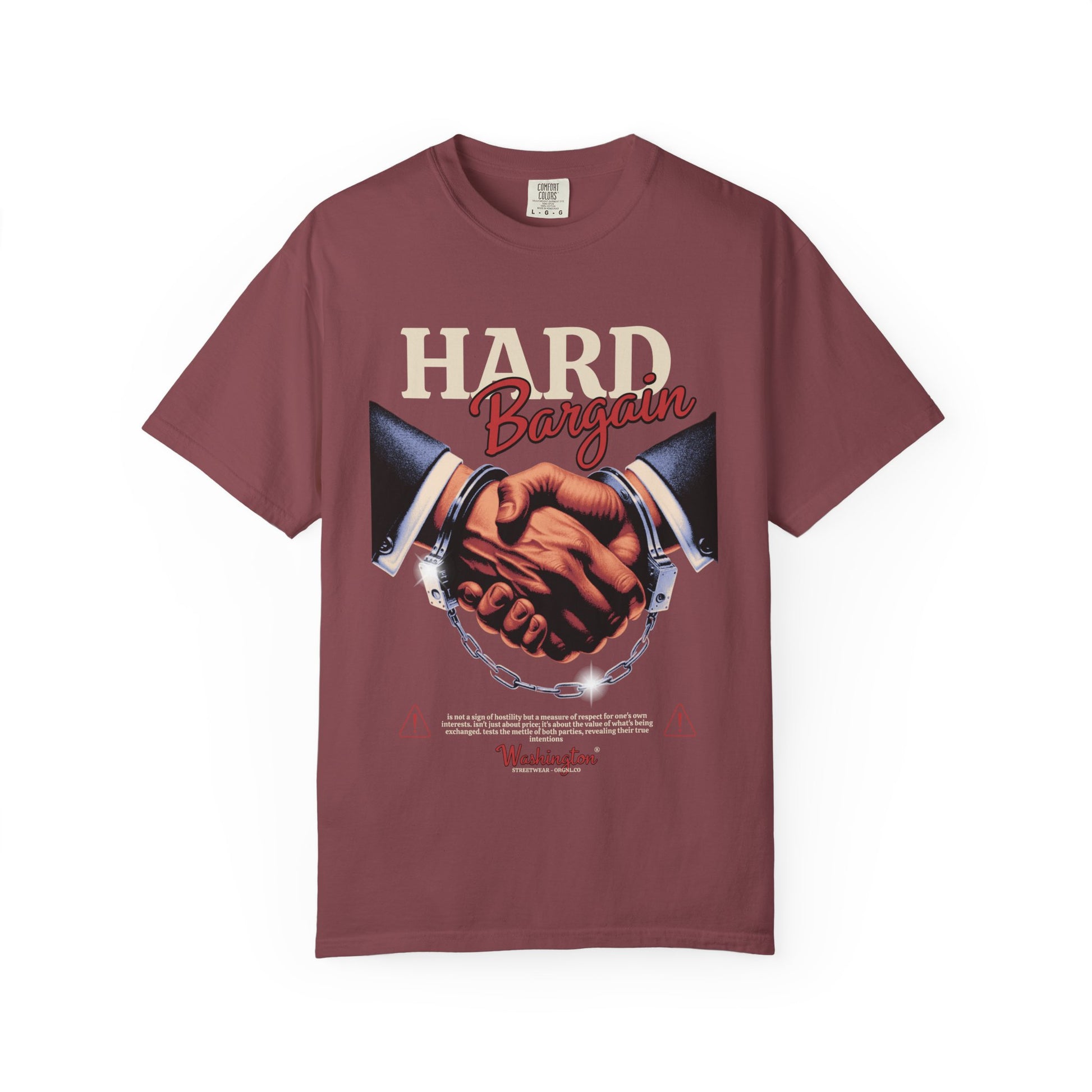 Garment-Dyed T-shirt Hard Bargain Graphic Tee