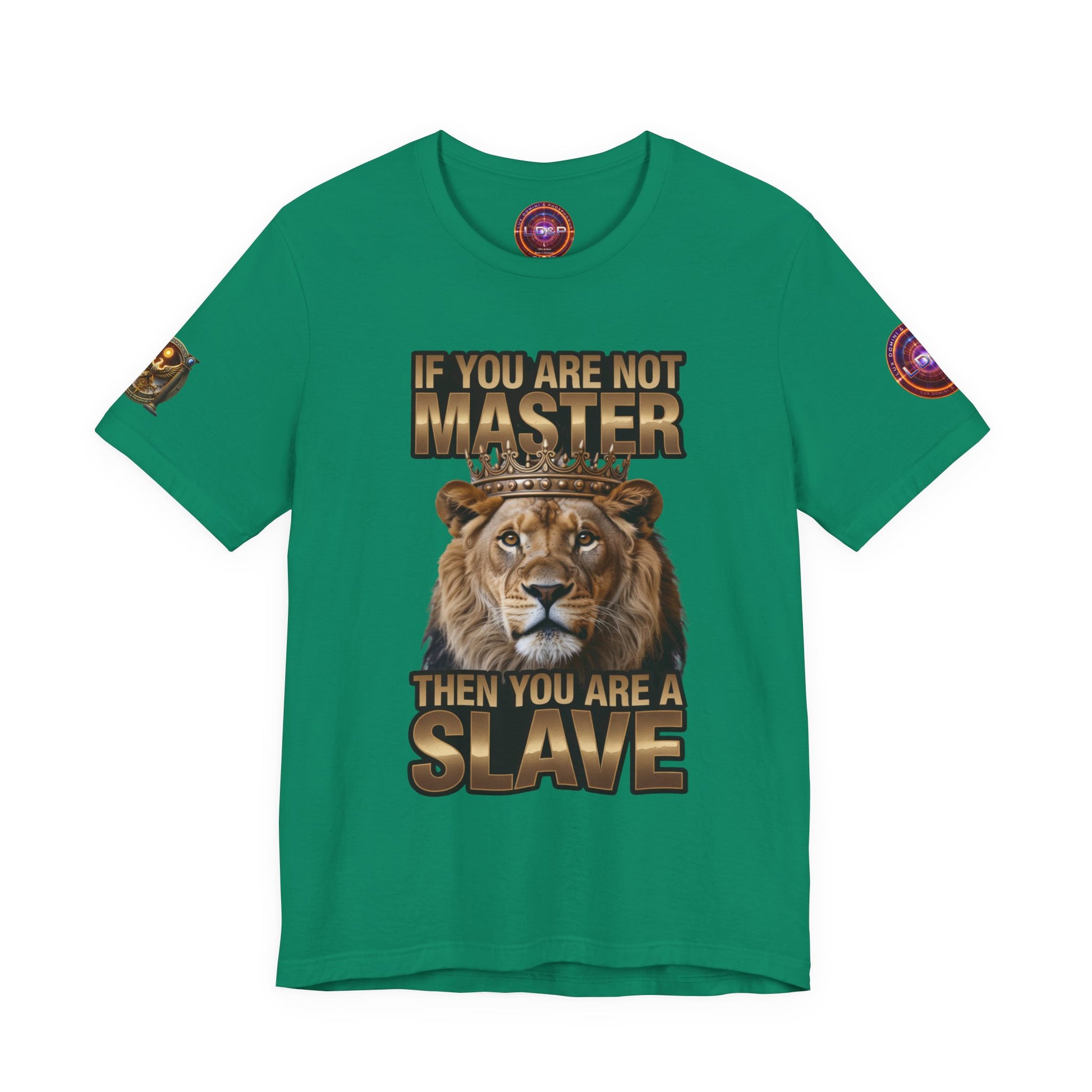 T-Shirt Master or slave LD&amp;P APPAREL Design Unisex Jersey Short Sleeve Tee