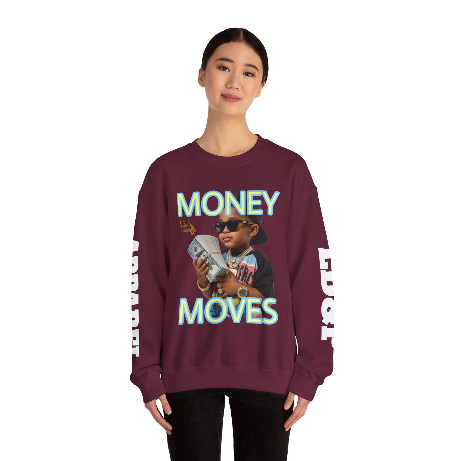 Money Moves Unisex Sweatshirt - LD&P APPAREL