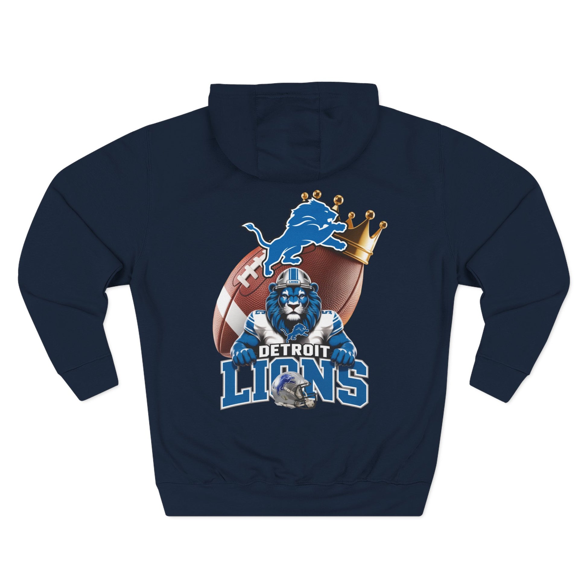 Fleece Hoodie NFL Team DET Design