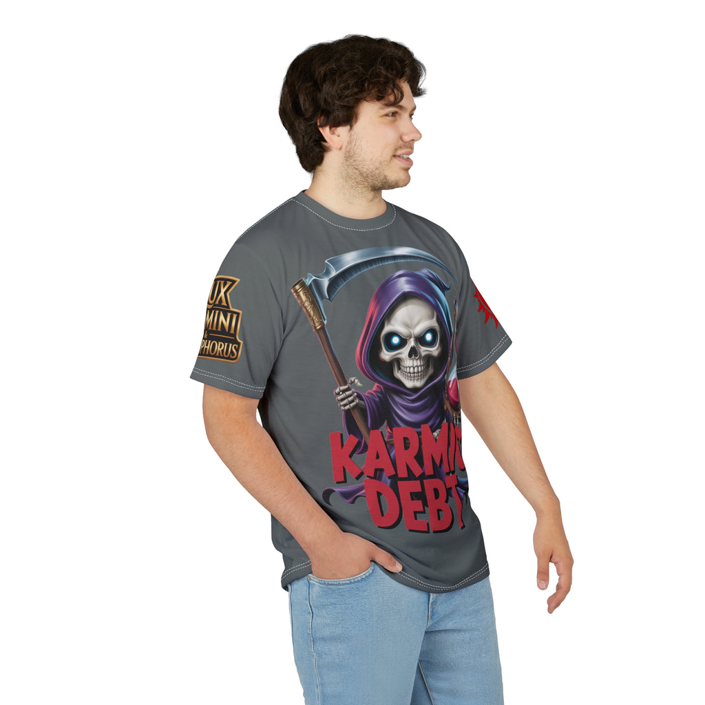 Karmic Debt Graphic Tee — LD&P Apparel Dark Grey