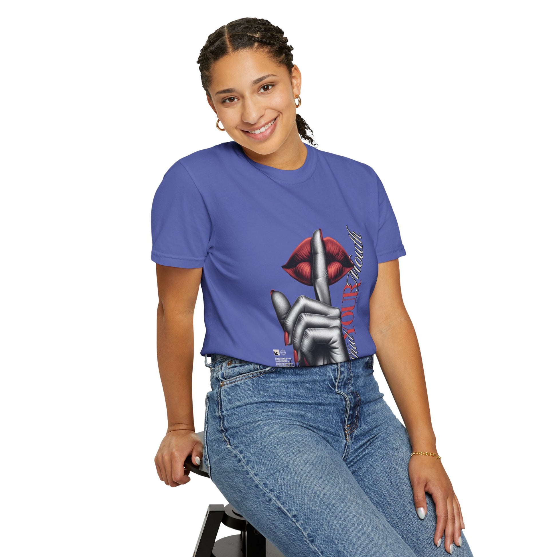 Dyed T-shirt - Big Moma Print