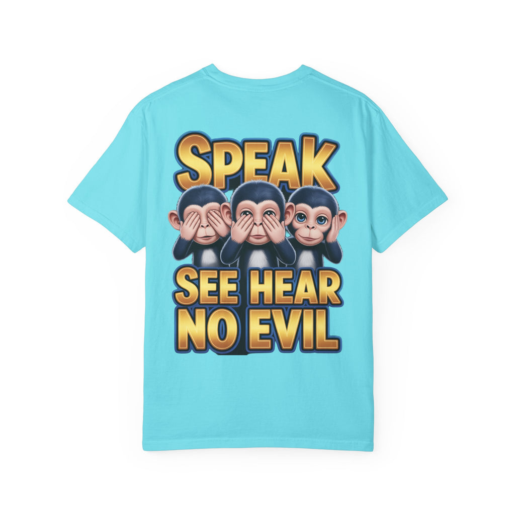 Graphic T-Shirt Speak See Hear No Evil design #2