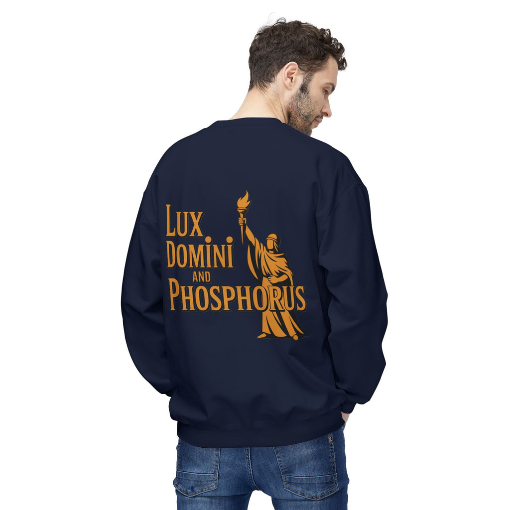 "Lux Domini and Phosphorus" crew-neck sweatshirt