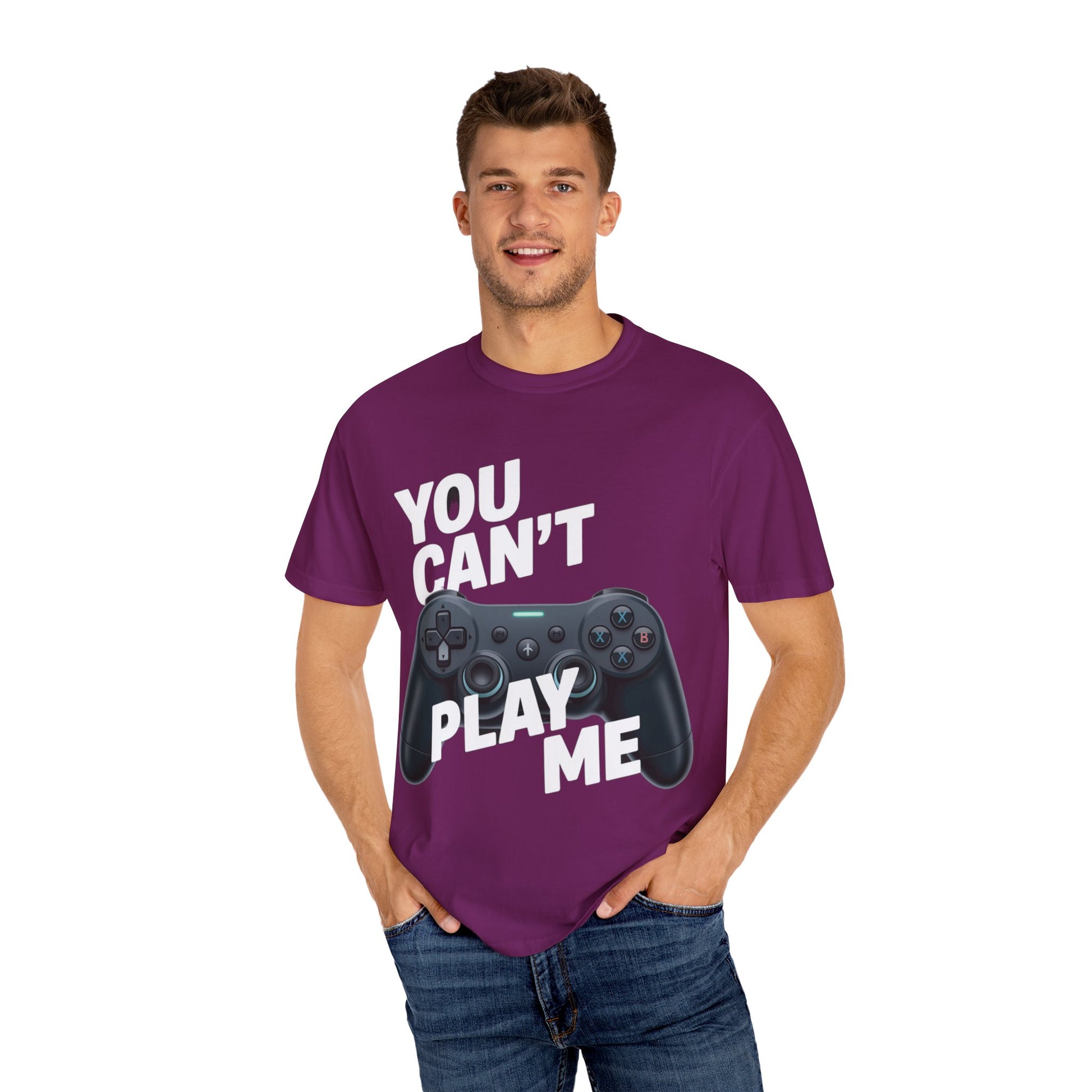 T-Shirt - 'You can't play me' Unisex Garment-Dyed Tee