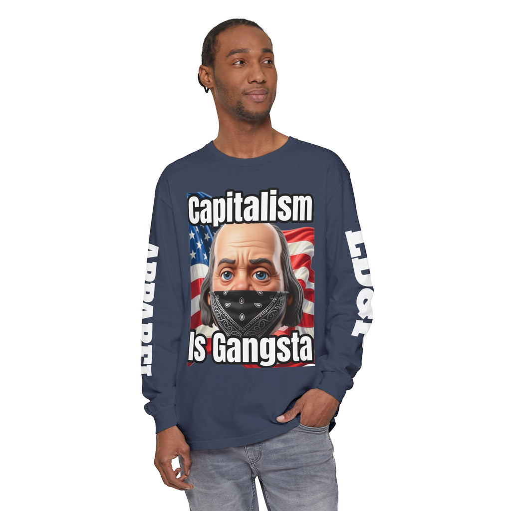 Capitalism is Gangsta Long Sleeve T-Shirt