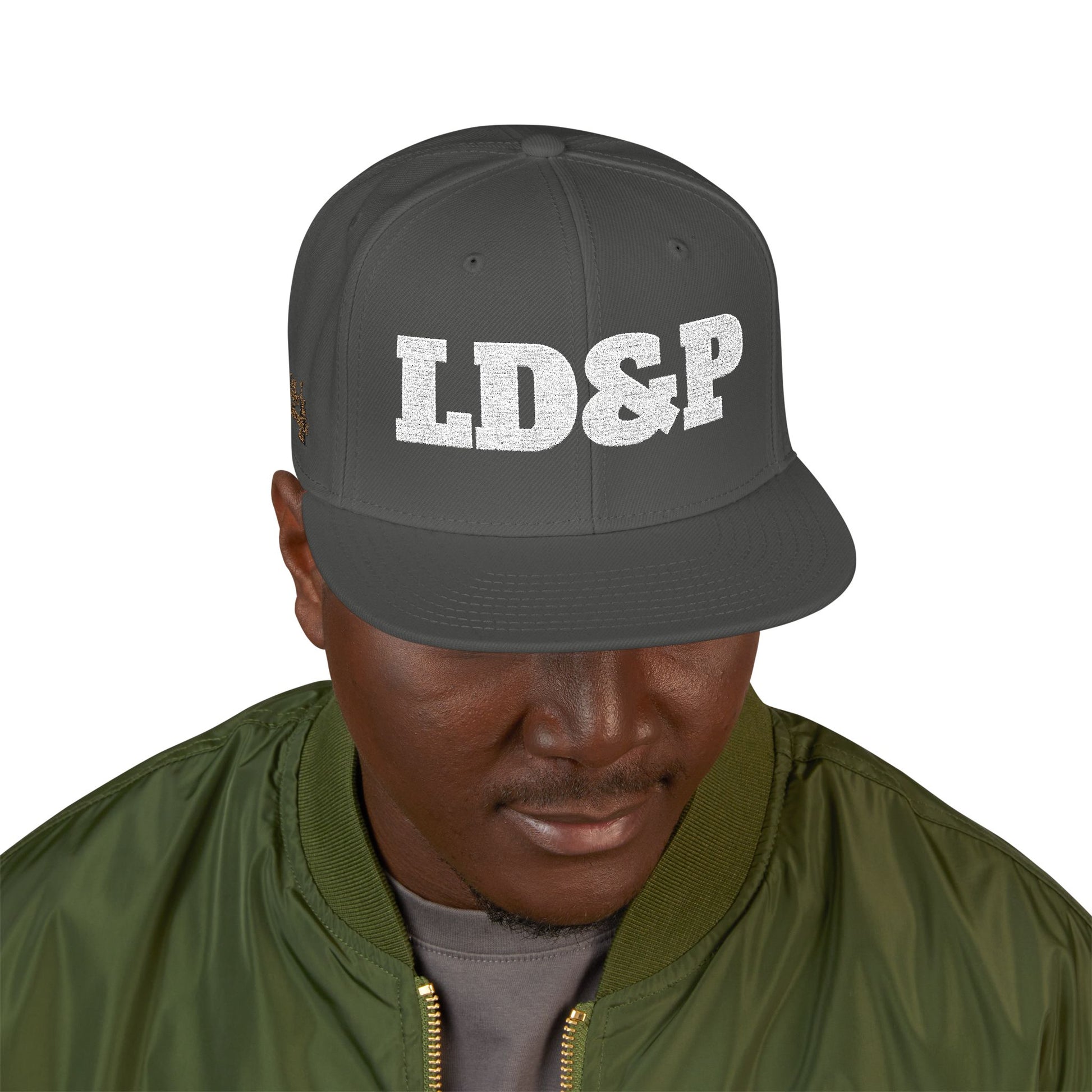 Embroidered Snapback Cap - LD&P Apparel Design 2