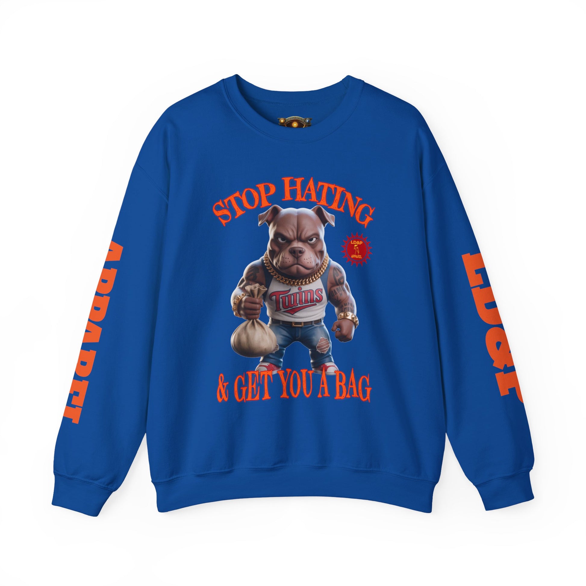 Unisex Sweatshirt Stop Hating LD&P Apparel Design