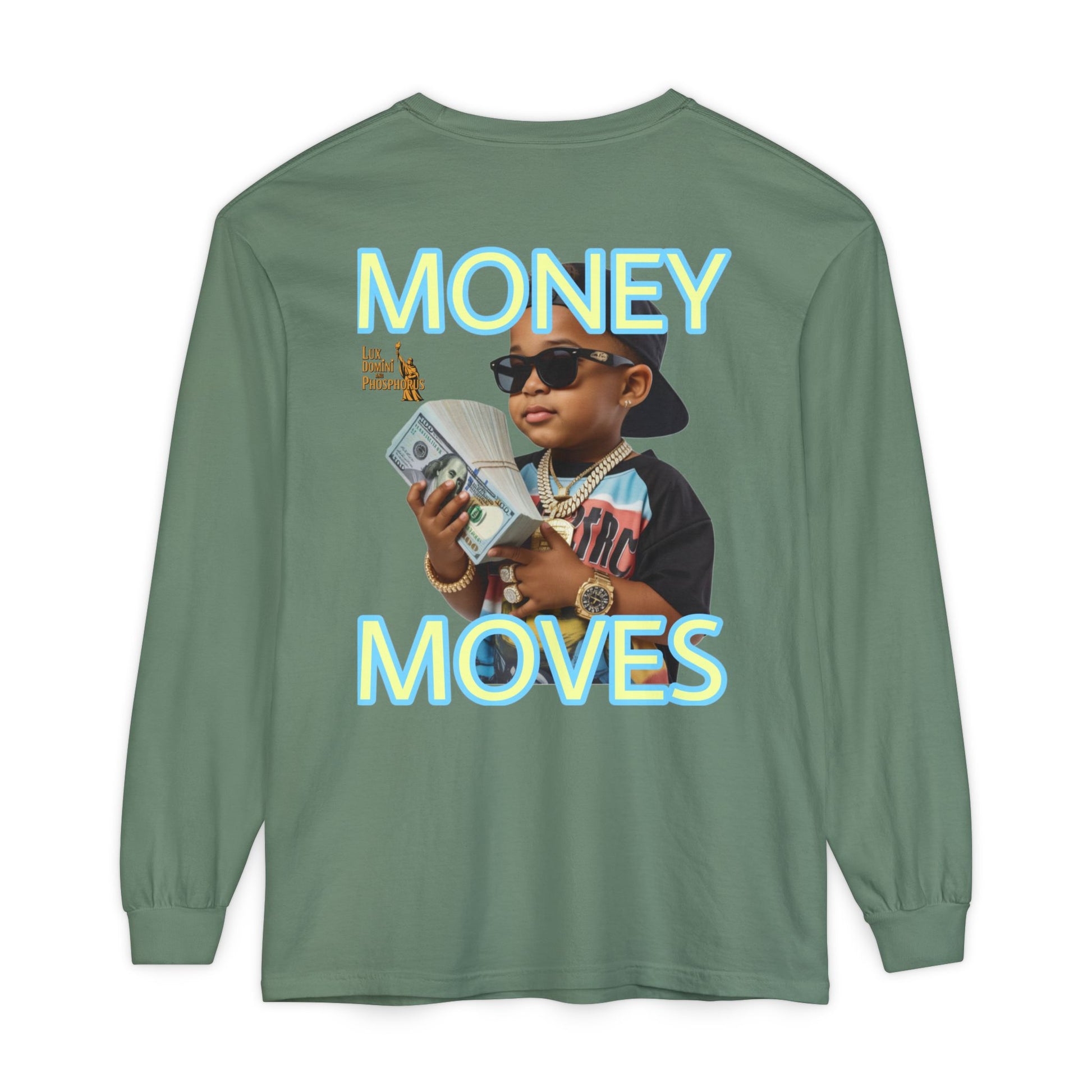 Long Sleeve T-Shirt - Money Moves LD&P APPAREL