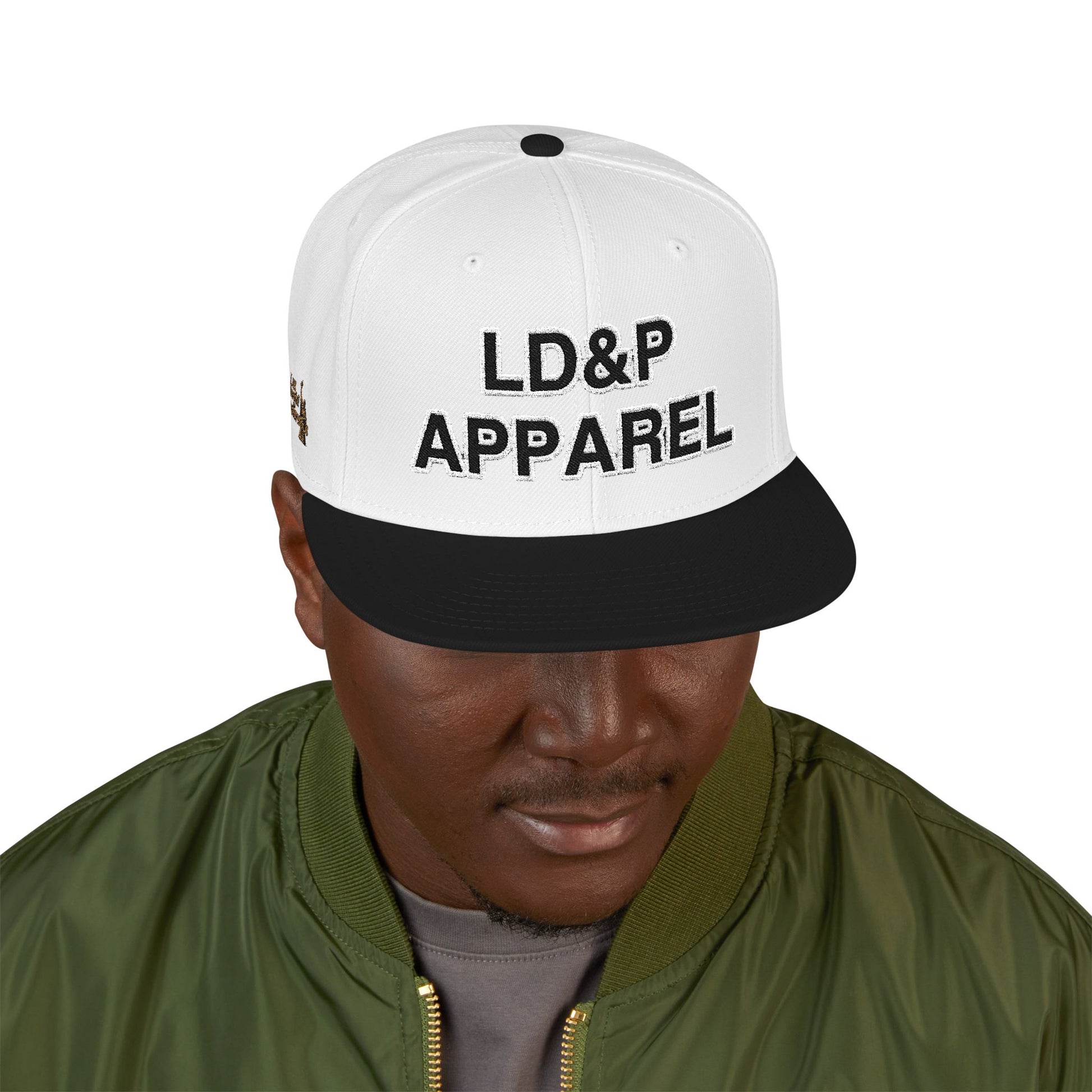 Embroidered Snapback Cap - LD&P Apparel Design