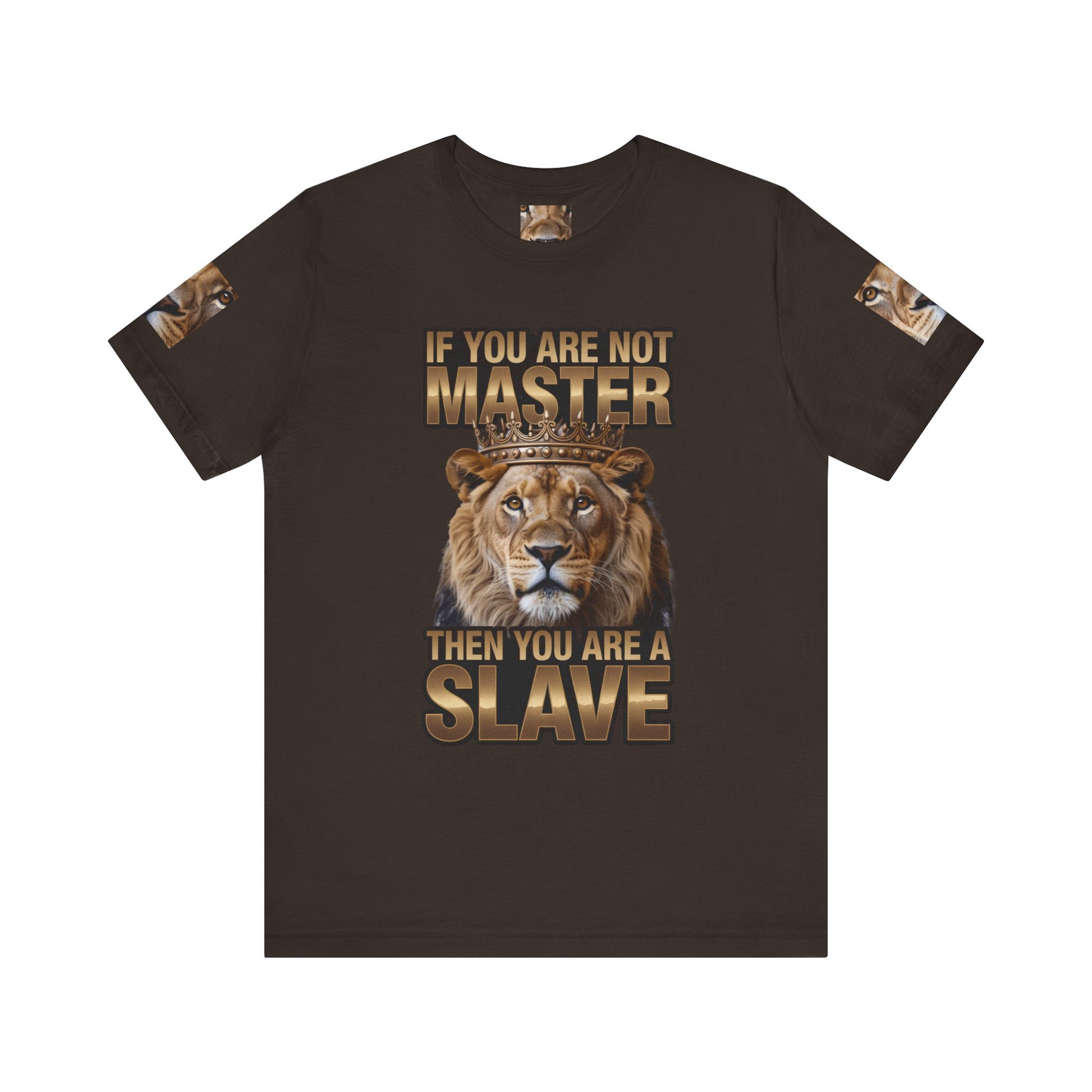 T-Shirt Master or slave LD&amp;P APPAREL Design Unisex Jersey Short Sleeve Tee