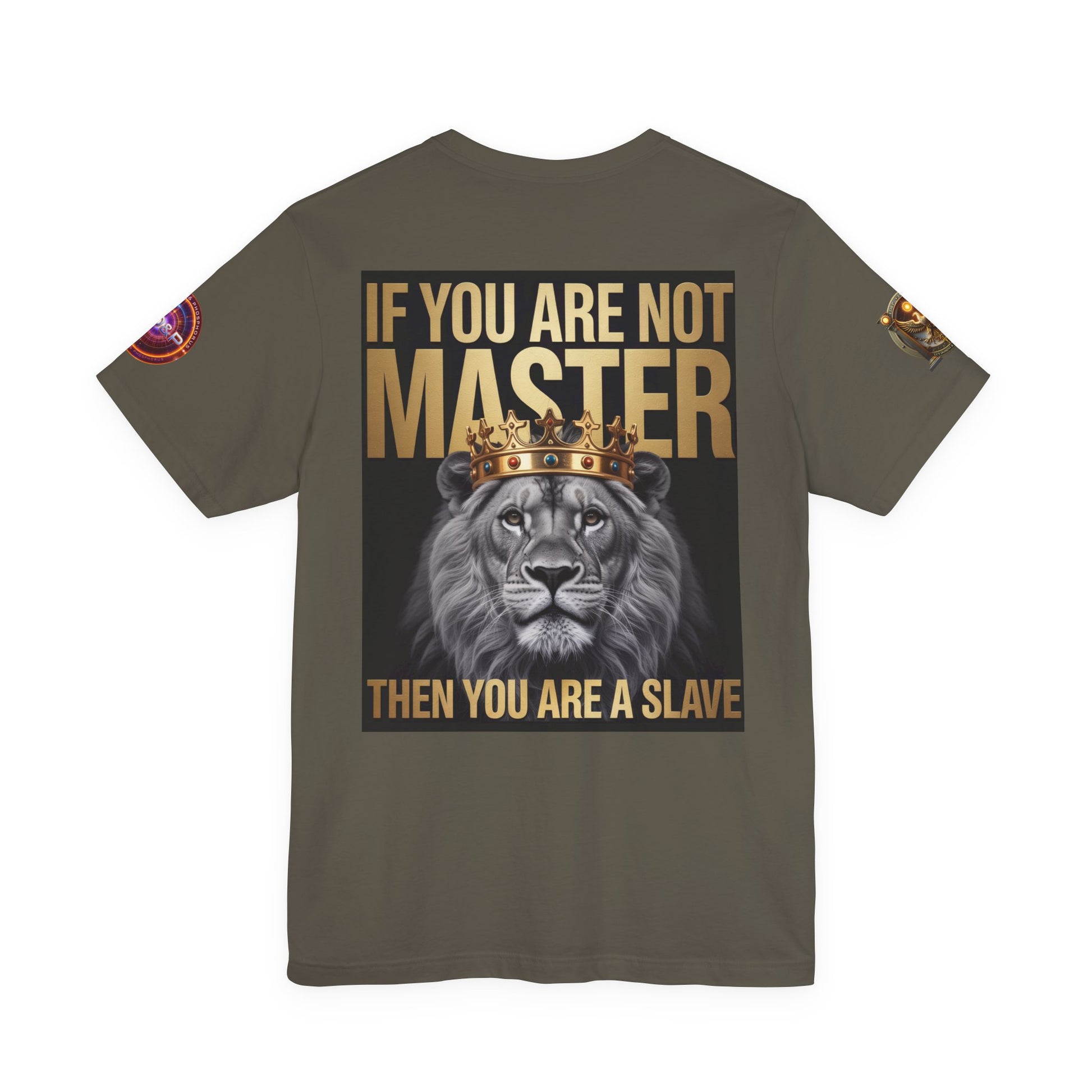 T-Shirt Master or slave LD&amp;P APPAREL Design Unisex Jersey Short Sleeve Tee