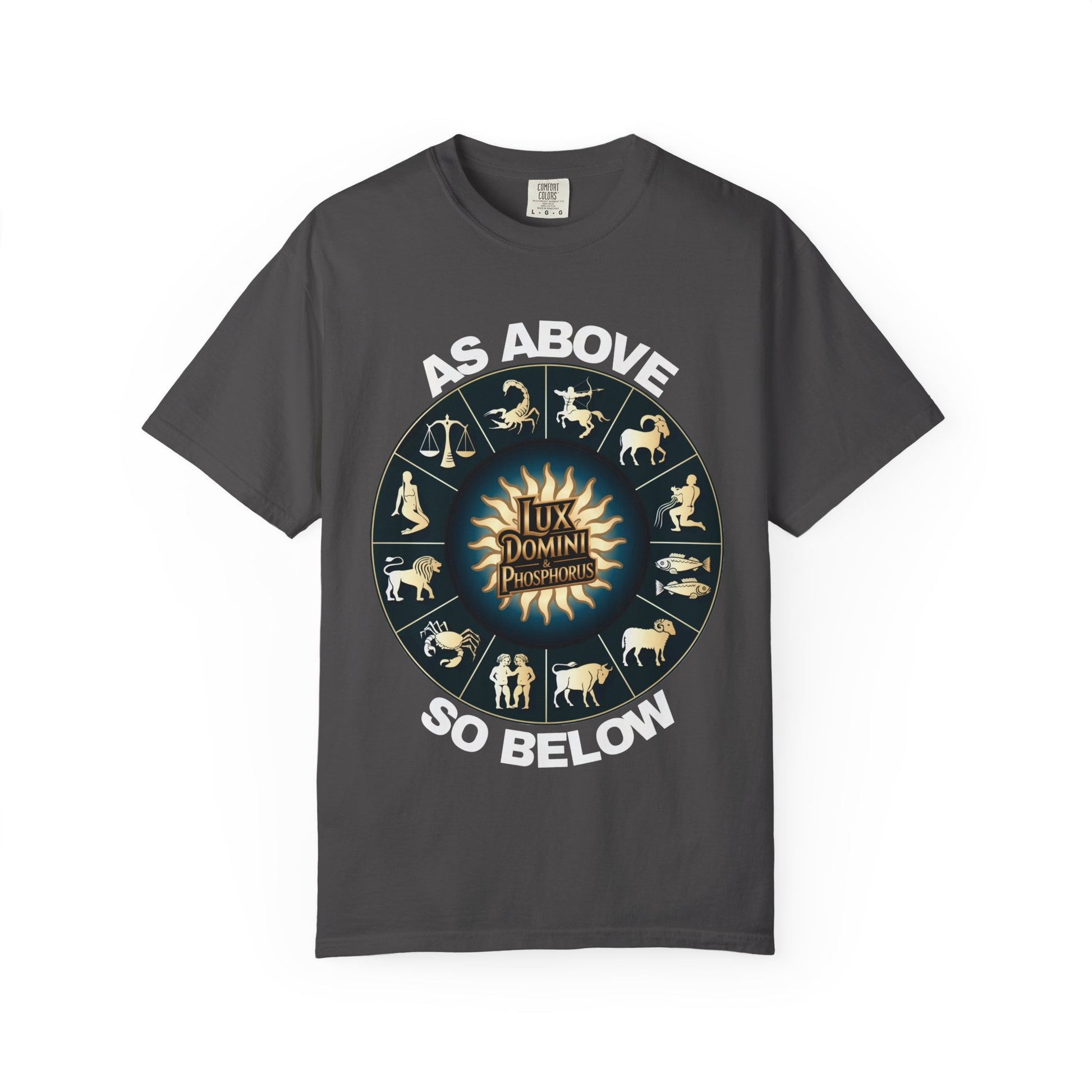 Zodiac Unisex T-Shirt - As above so below design