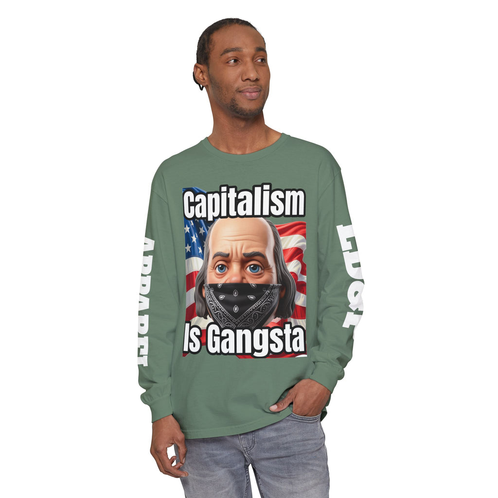 Capitalism is Gangsta Long Sleeve T-Shirt