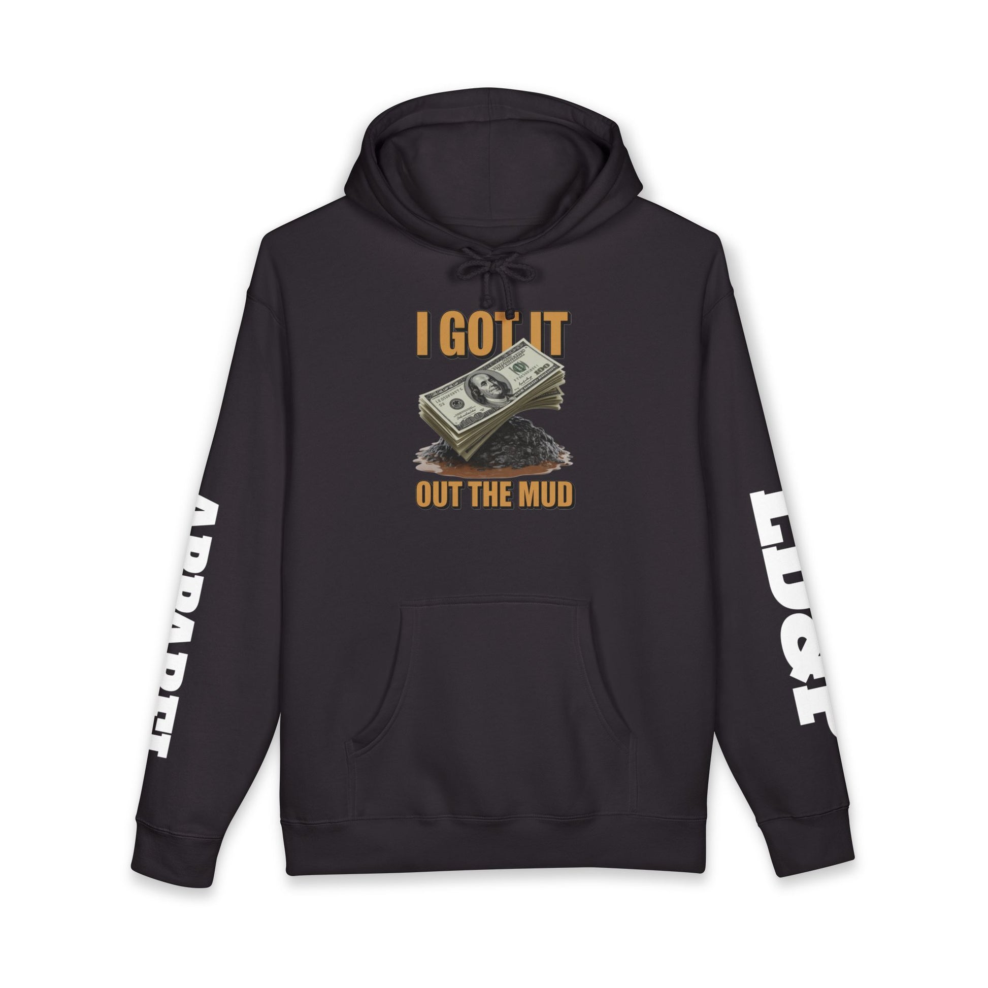 I Got It Out The Mud Hoodie — Money Stack Graphic Hoodie
