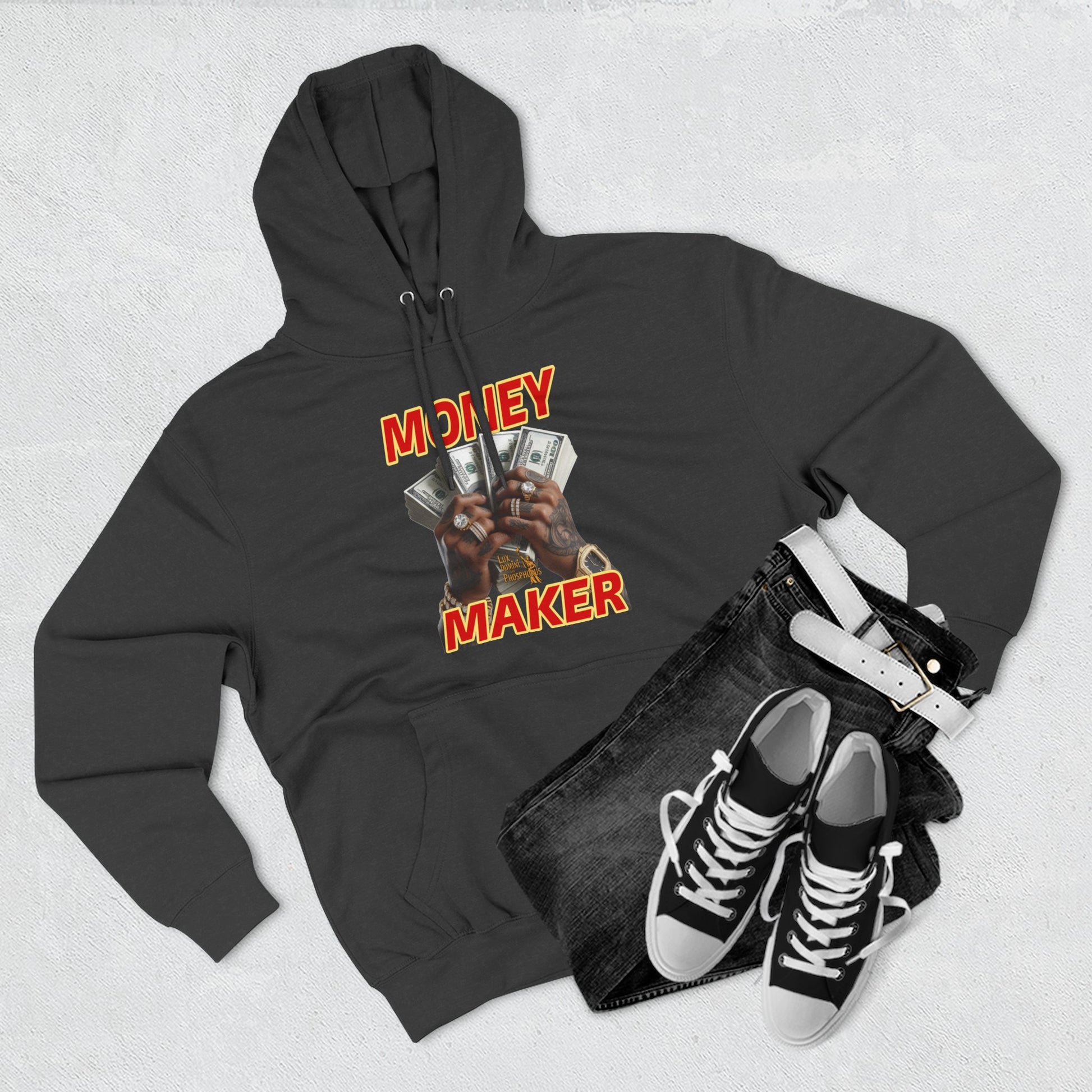 Fleece Hoodie - Money Maker Design