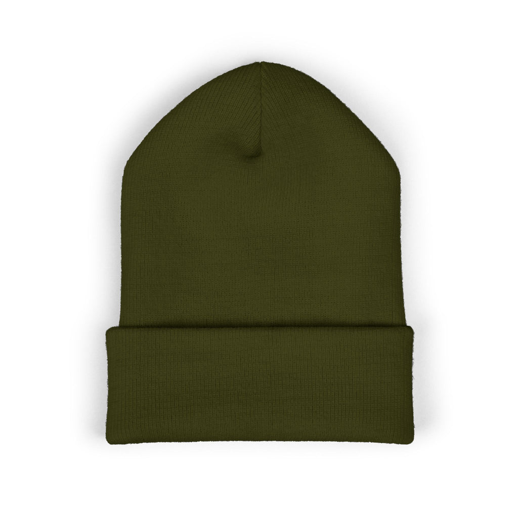 Embroidered Classic Cuffed Beanie - Cozy Winter Accessory LD&P APPAREL DESIGN
