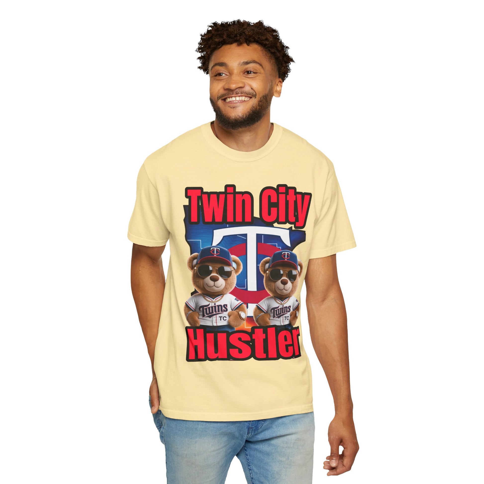 Hustler Garment-Dyed T-shirt - Twin City LD&P Apparel Design