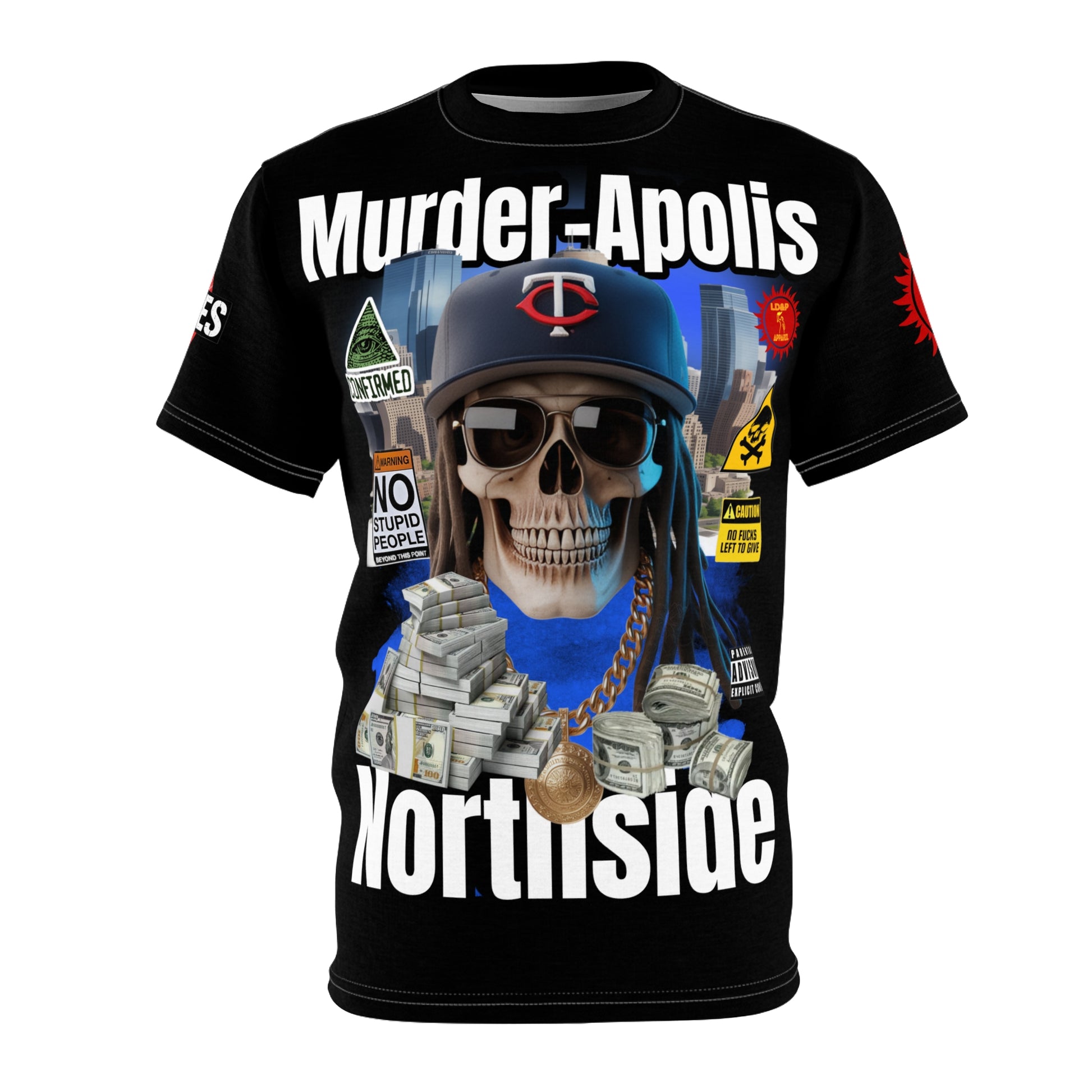 Murder-Apolis Northside LD&P APPAREL GRAPHIC Tee Black