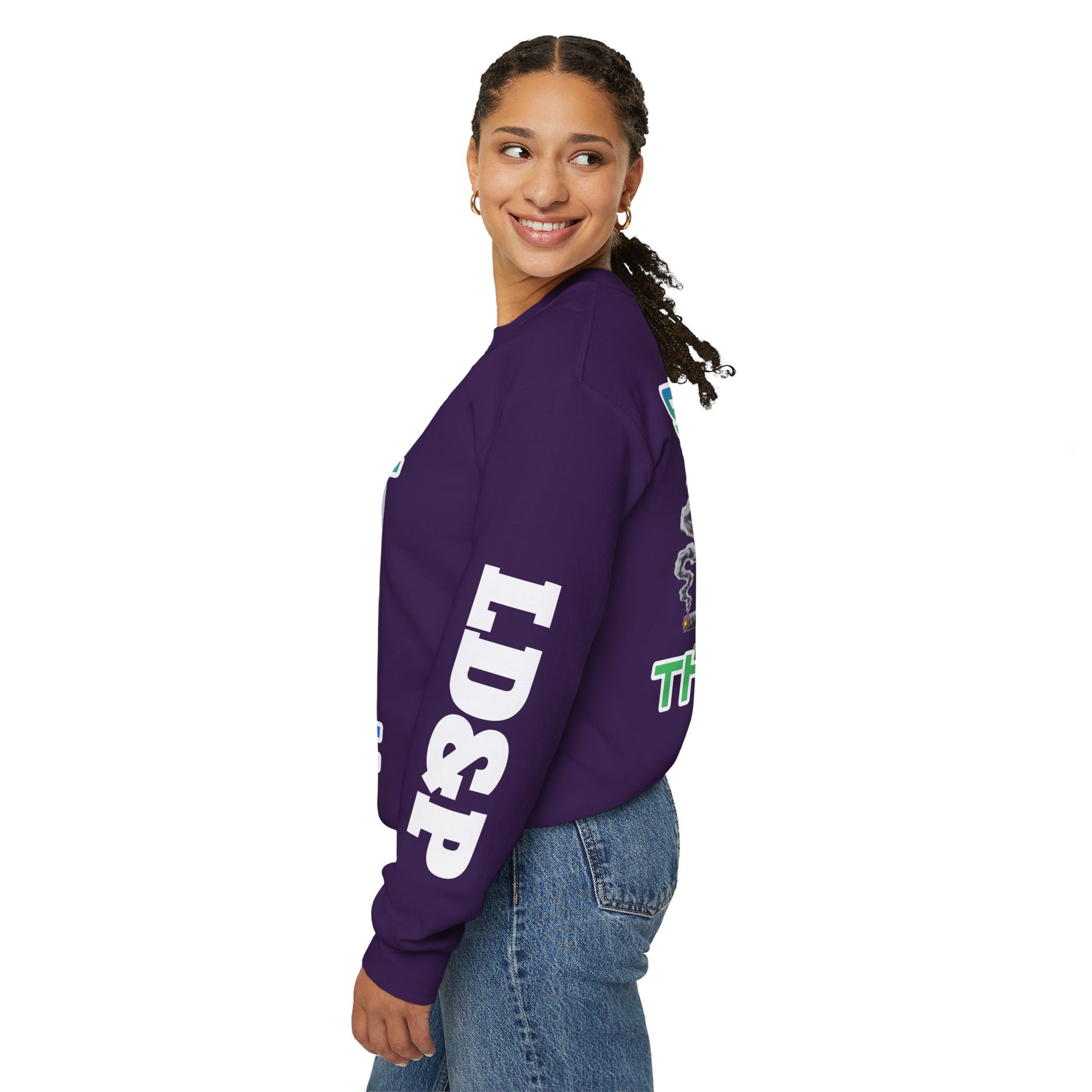 Crewneck Sweatshirt - Smoke That LD&P APPAREL Design