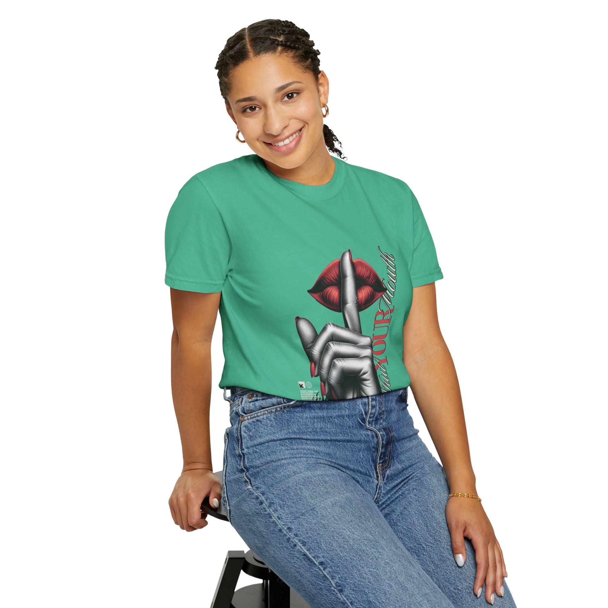 Dyed T-shirt - Big Moma Print