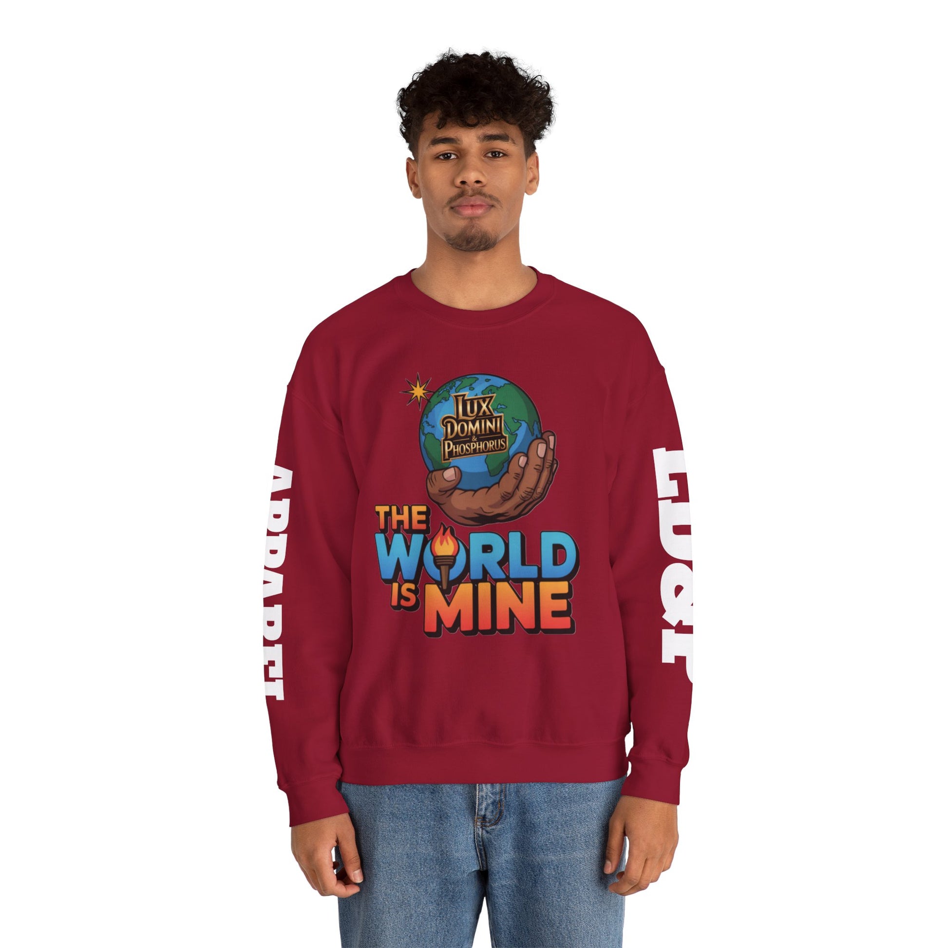 Graphic Sweatshirt - The World Is Mine LD&P APPAREL Design