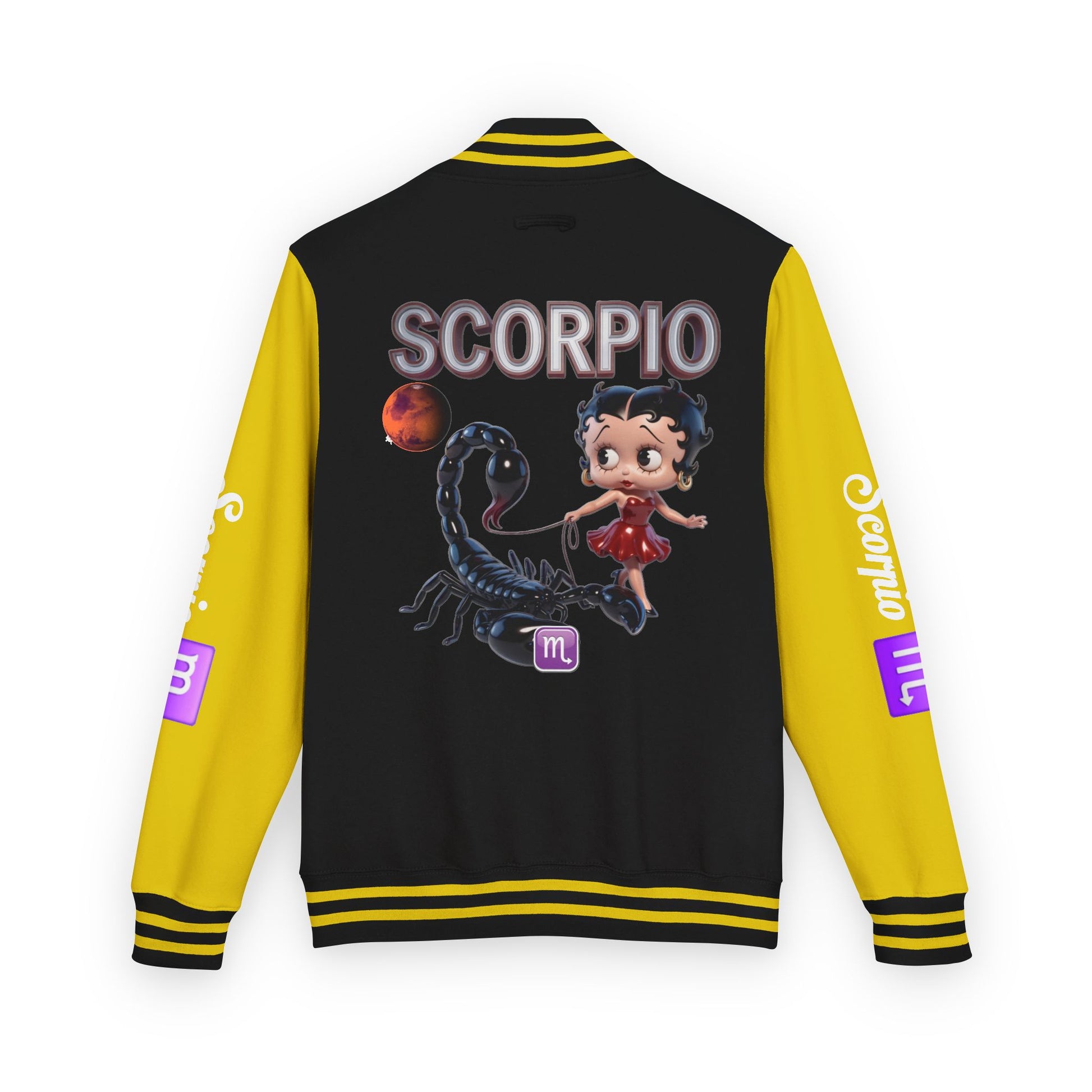 Letterman Jacket Scorpio Zodiac Design