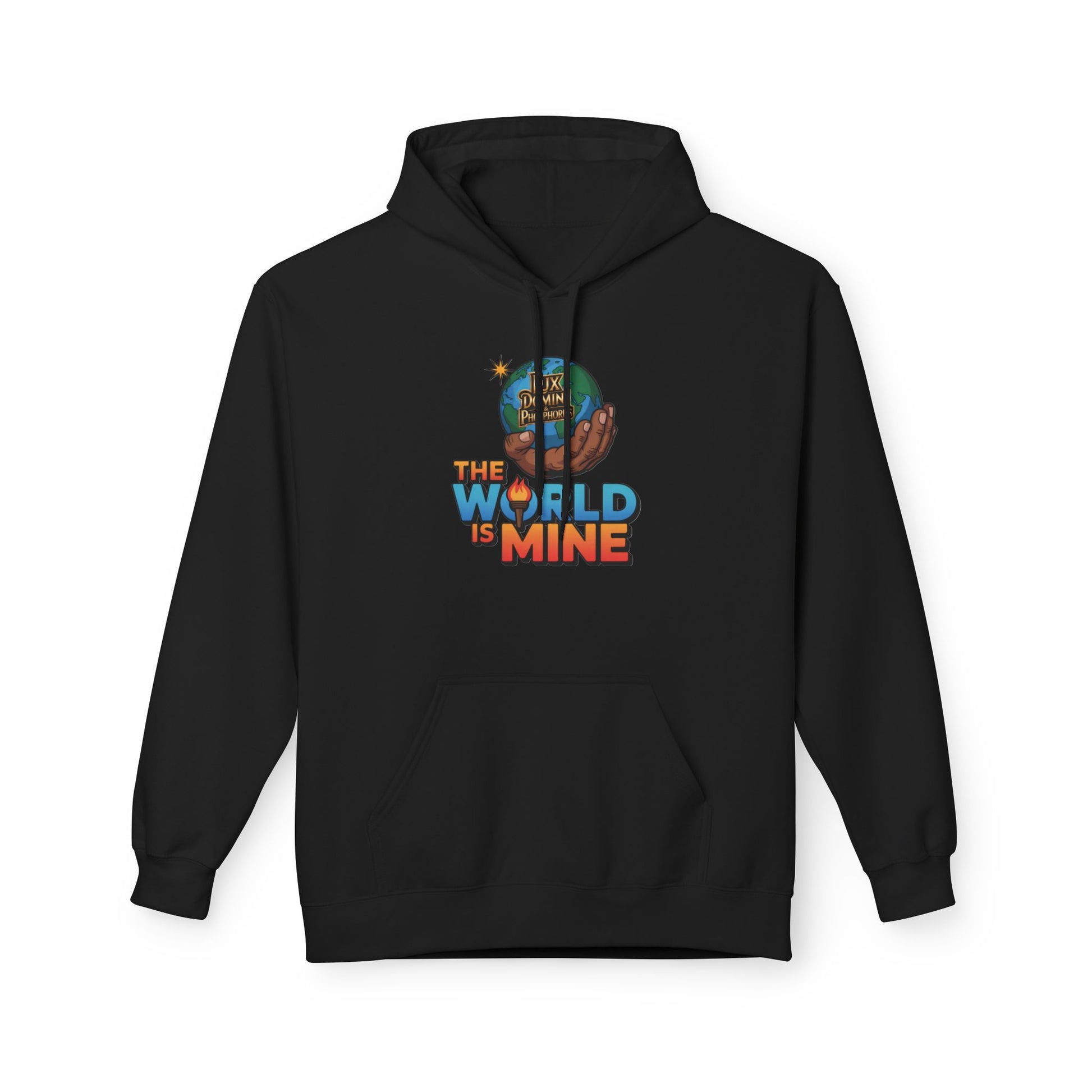 Hoodie Lux Domini and Phosphorus Design The World is Mine