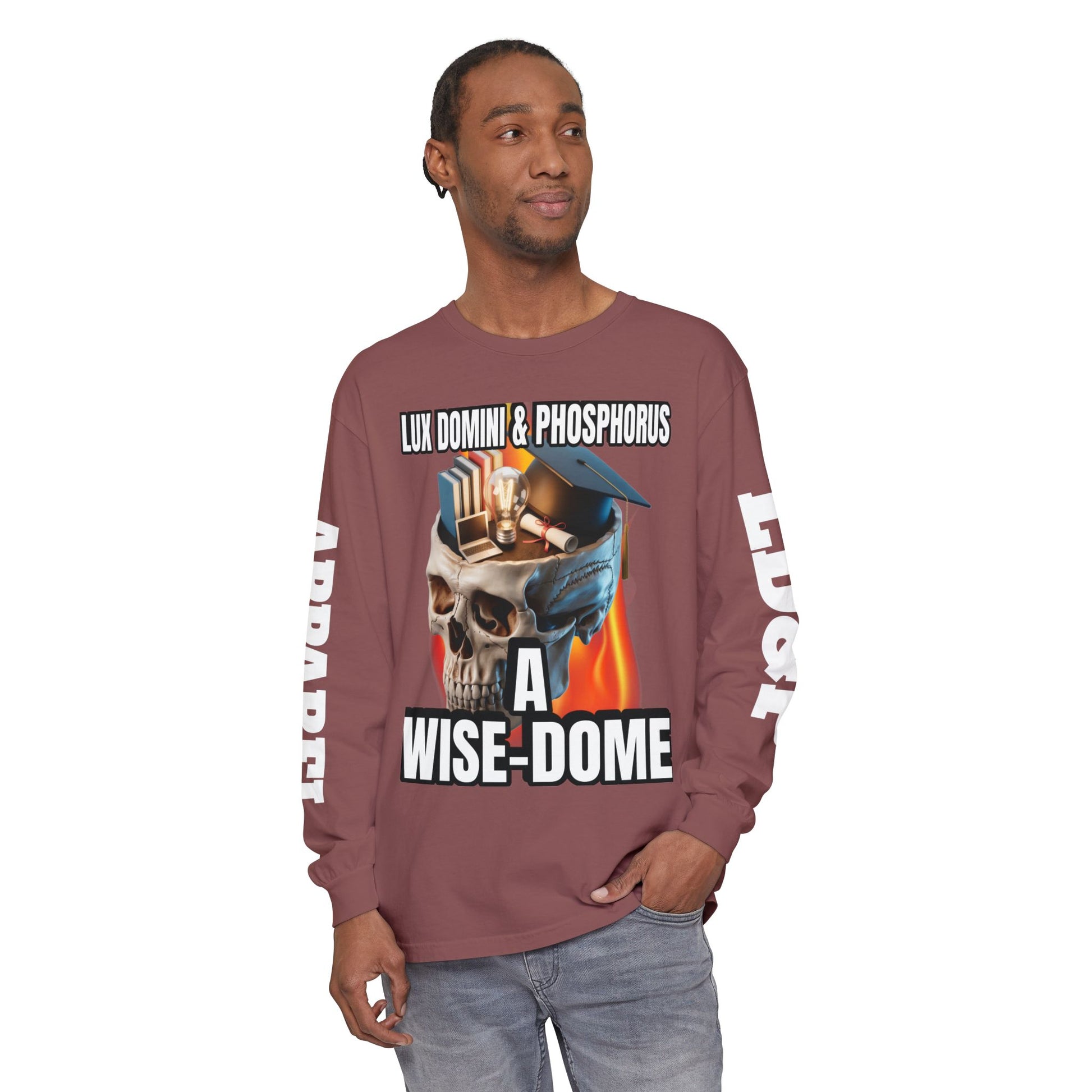 'A Wise-Dome' LD&P APPAREL Long Sleeve Tee