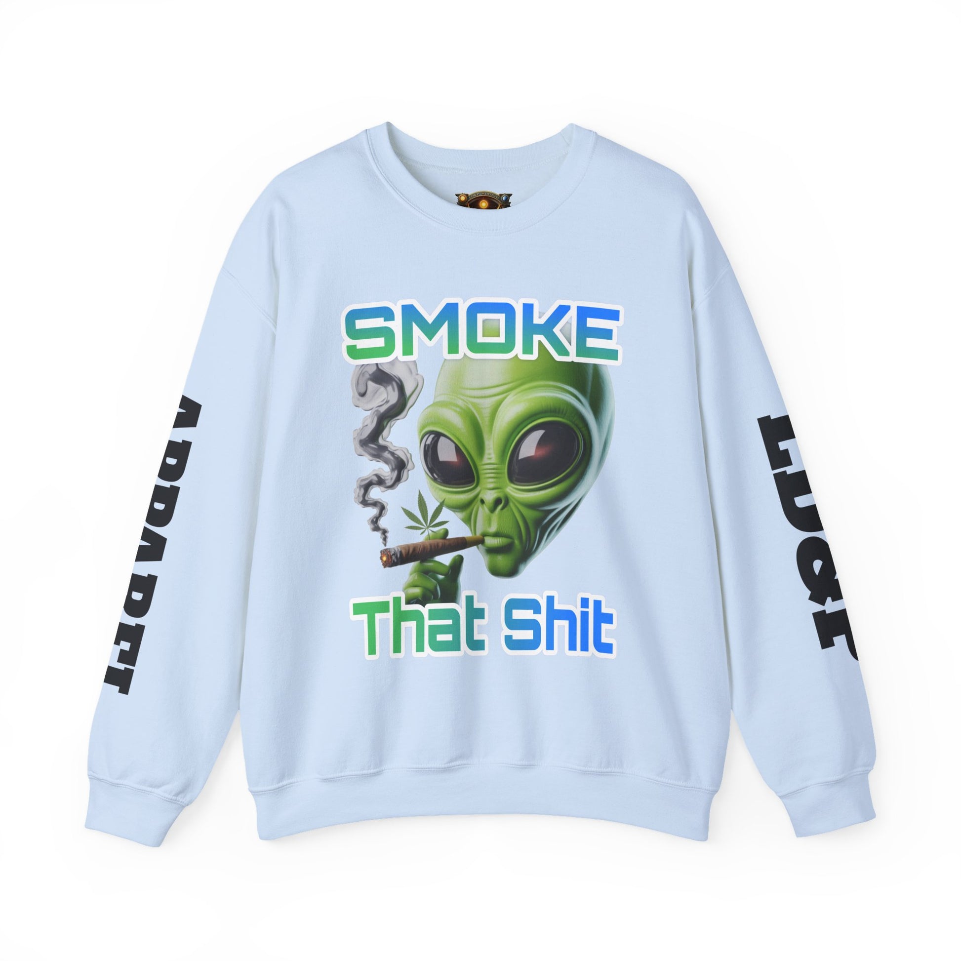 Crewneck Sweatshirt - Smoke That LD&P APPAREL Design