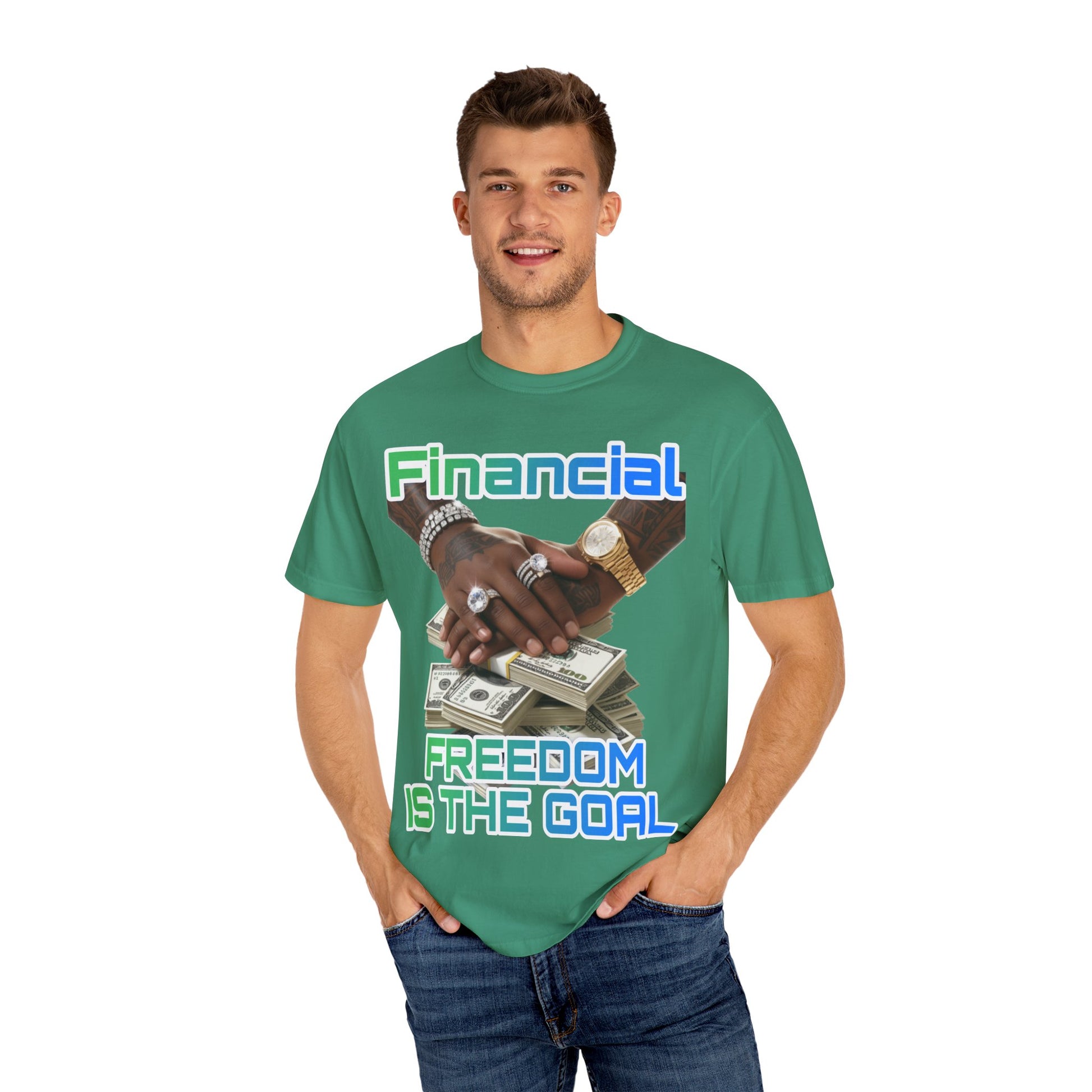 Financial Freedom Unisex T-shirt - 'Financial Freedom is The Goal' Design