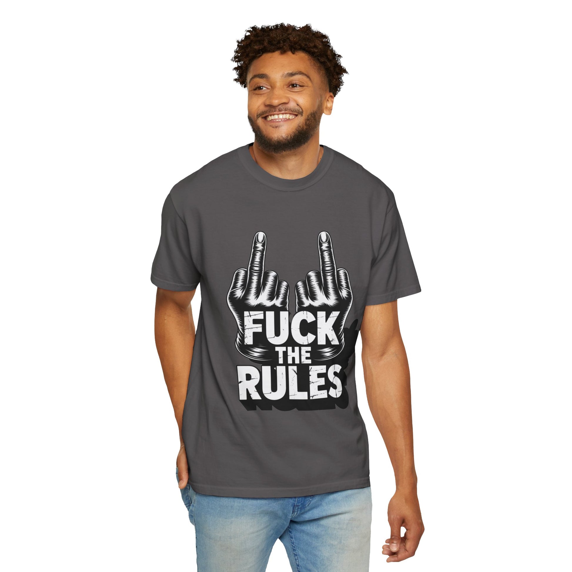 Trust Nothing Unisex T-shirt - Skip The Rules Typography Tee