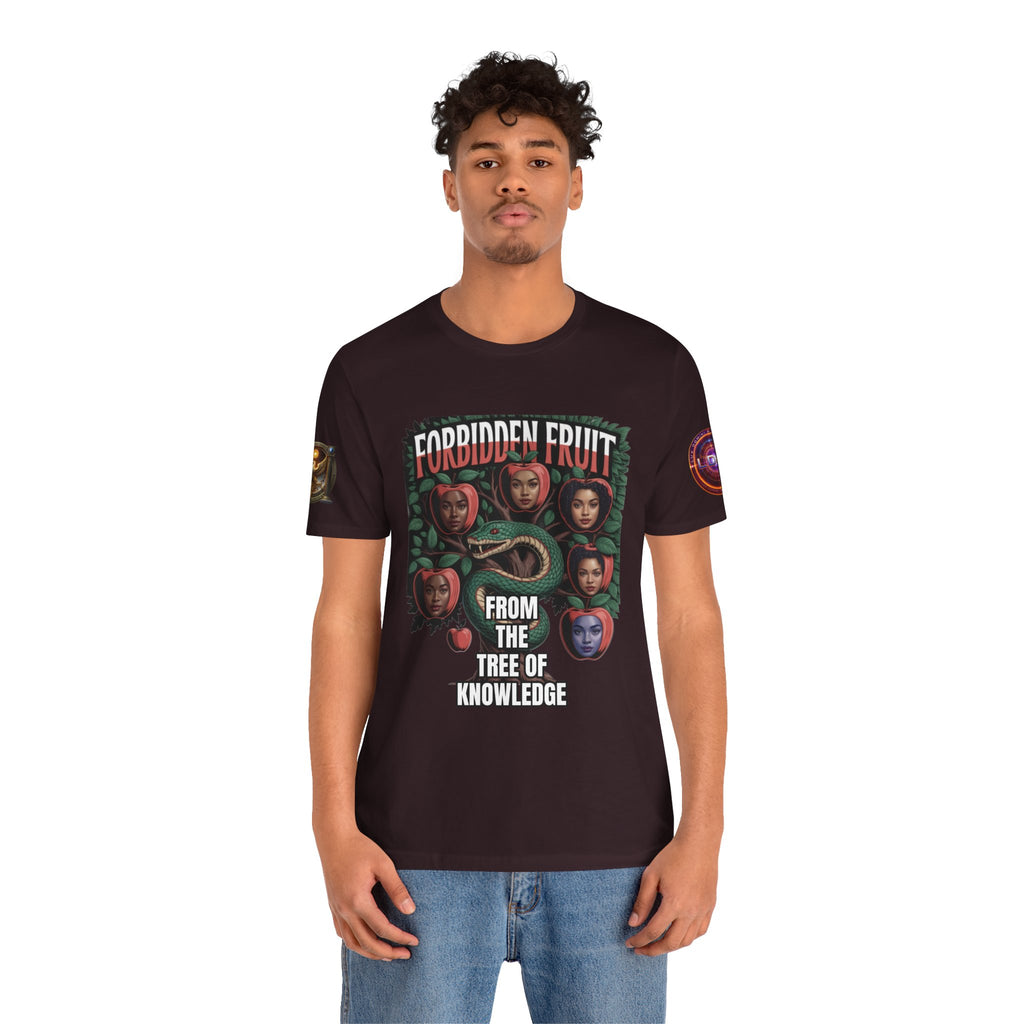 Short Sleeve Tee - Tree of Knowledge Forbidden Fruit Design