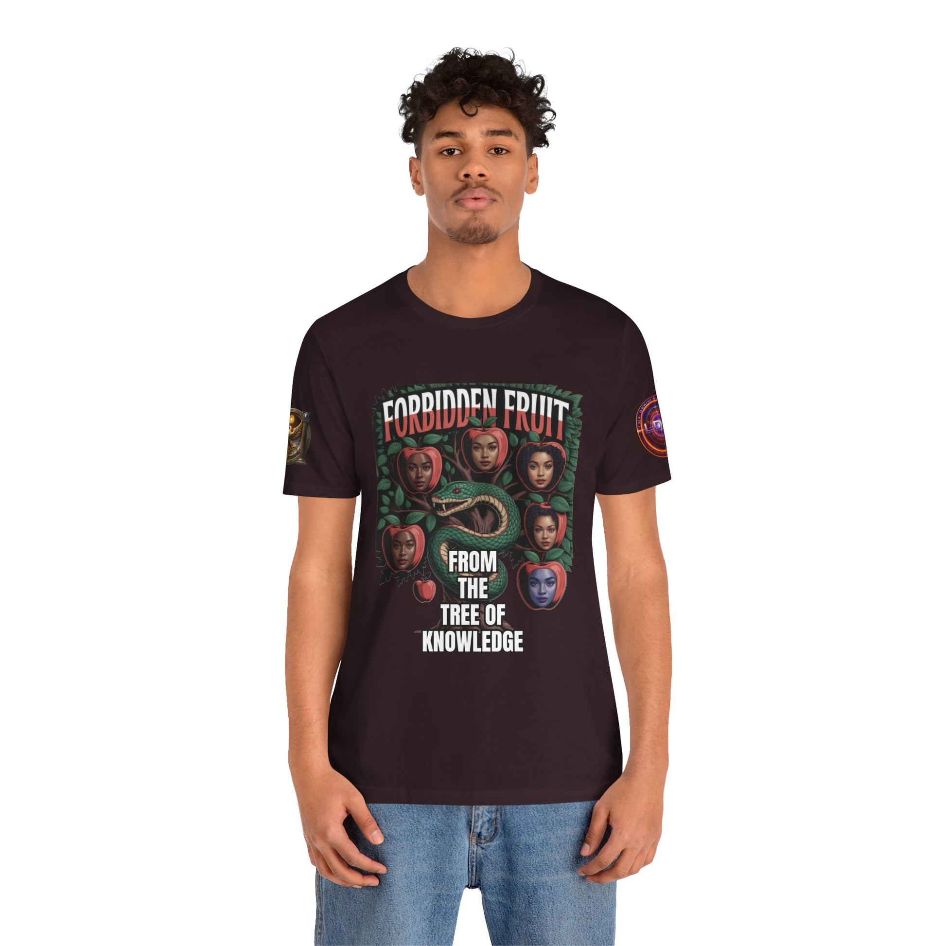 Short Sleeve Tee - Tree of Knowledge Forbidden Fruit Design