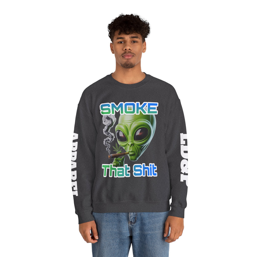 Crewneck Sweatshirt - Smoke That LD&P APPAREL Design
