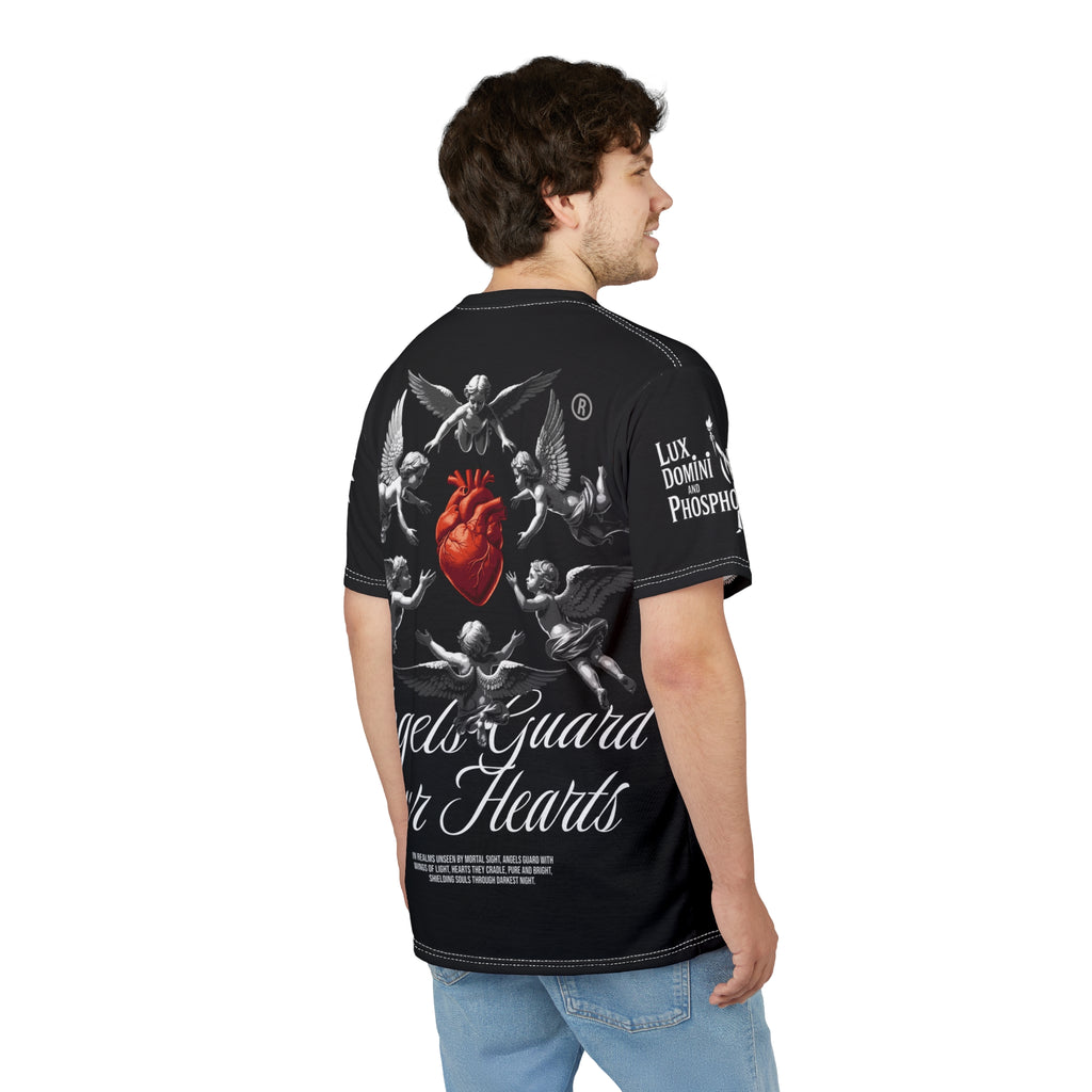 Angels Guard Our Hearts Tee LD&P APPAREL BLACK