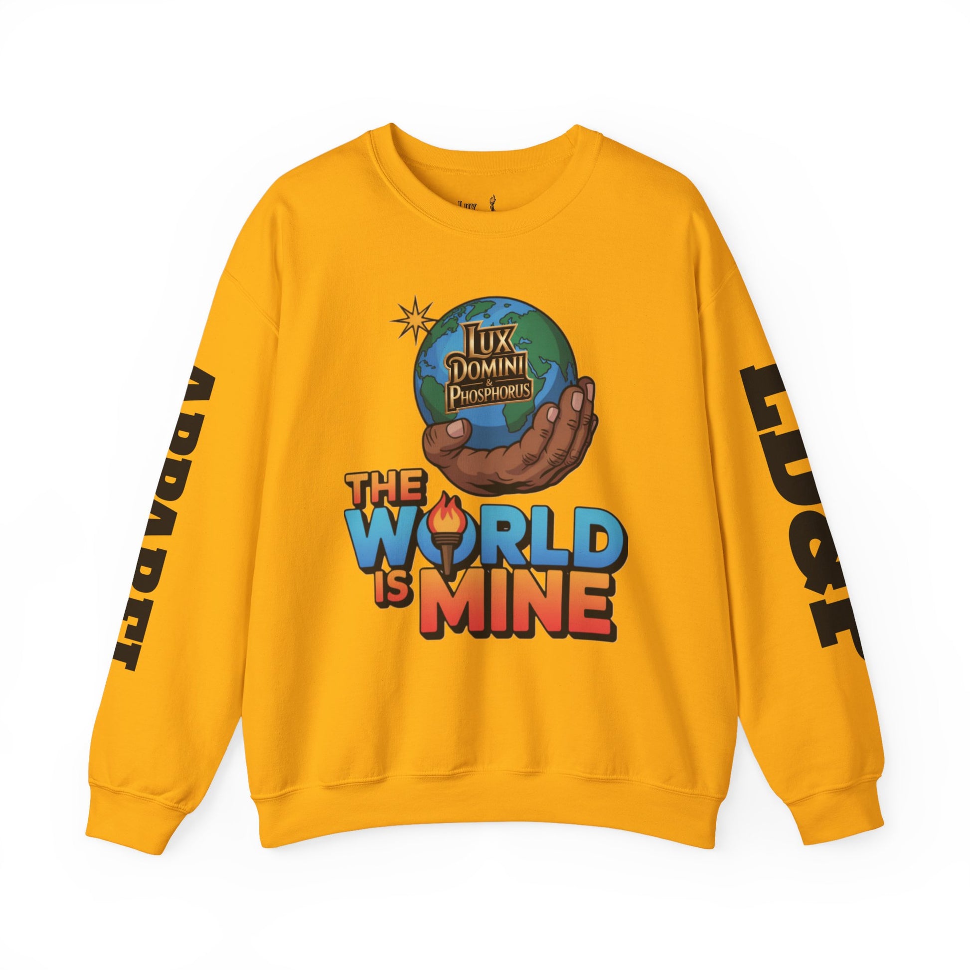 Graphic Sweatshirt - The World Is Mine LD&P APPAREL Design