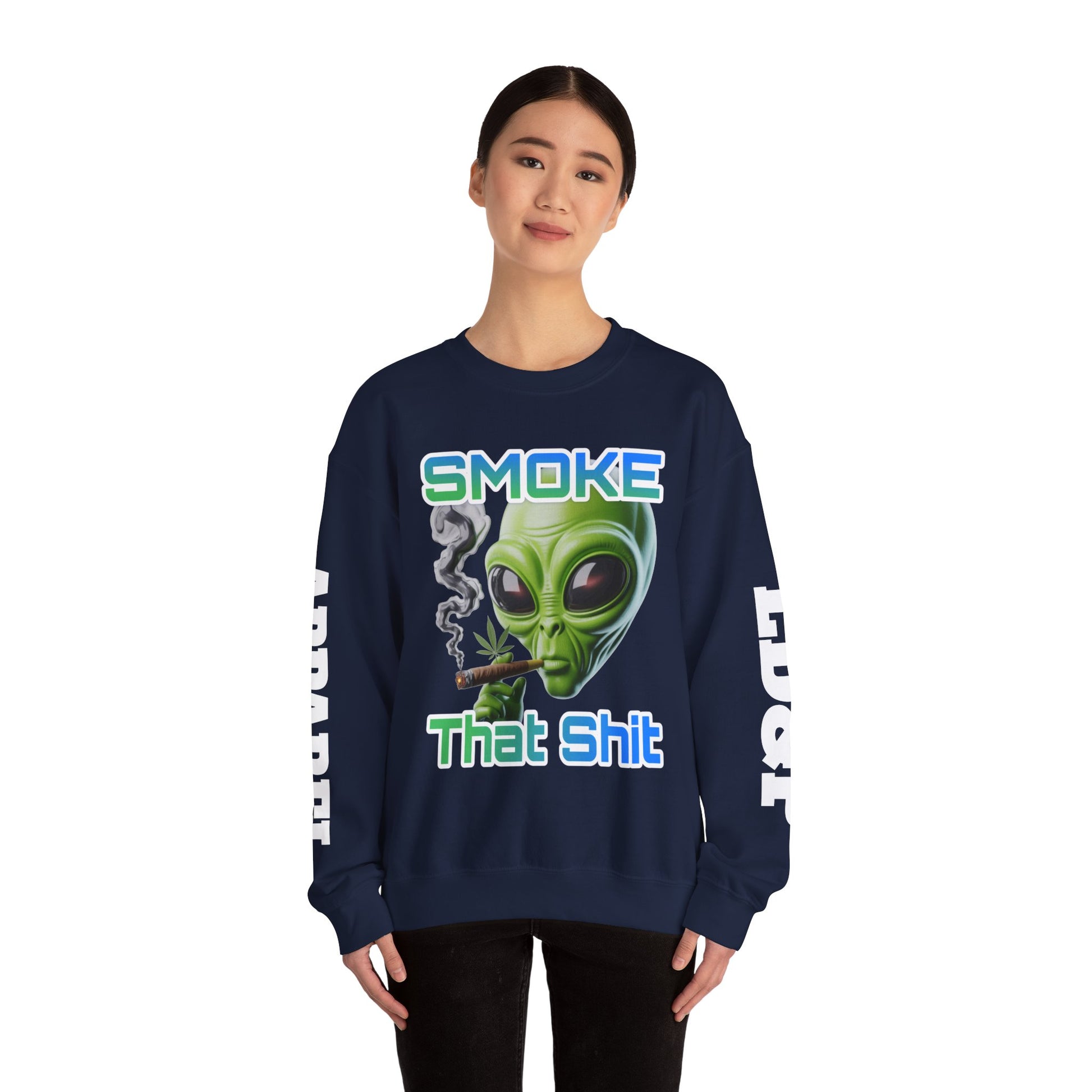 Crewneck Sweatshirt - Smoke That LD&P APPAREL Design