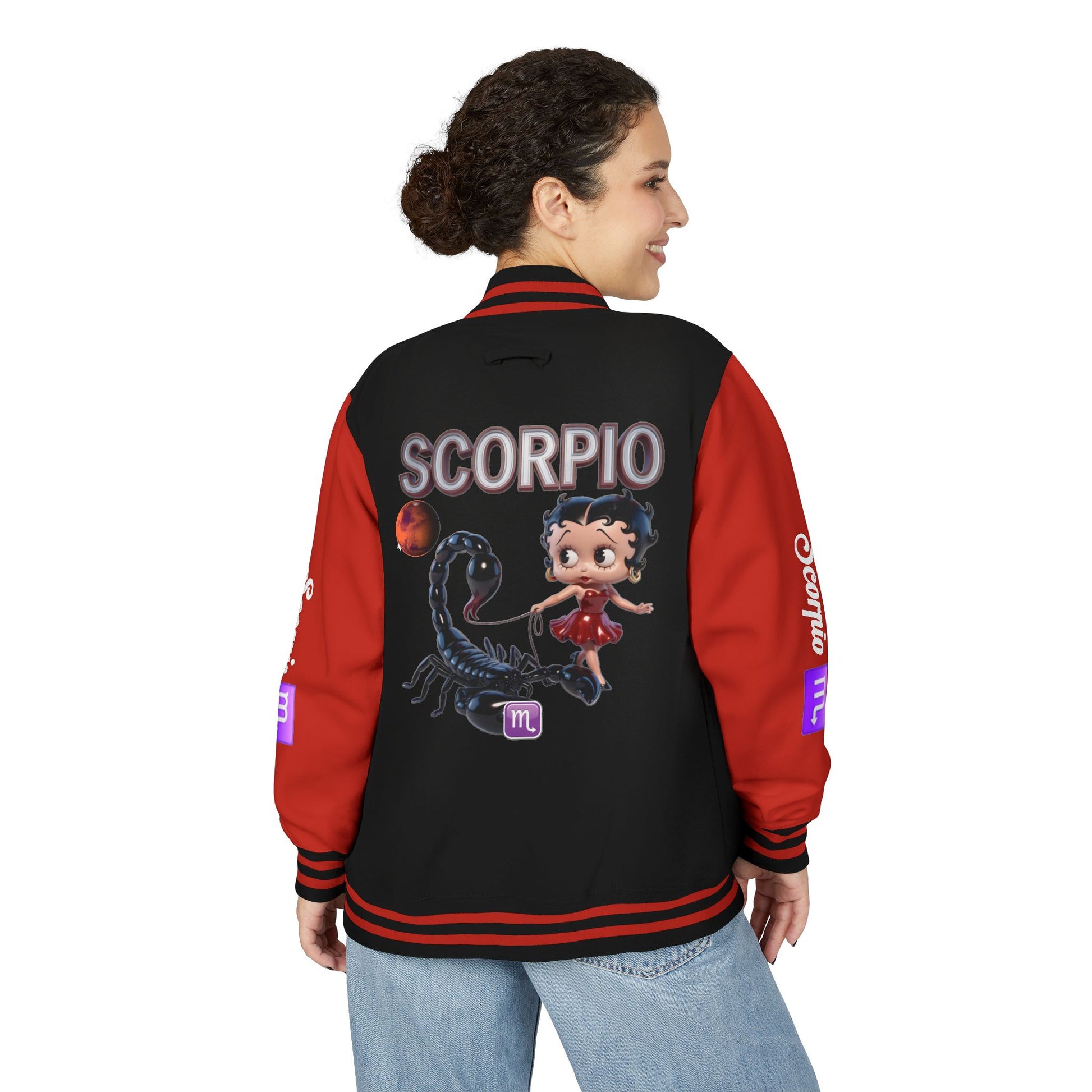 Letterman Jacket Scorpio Zodiac Design