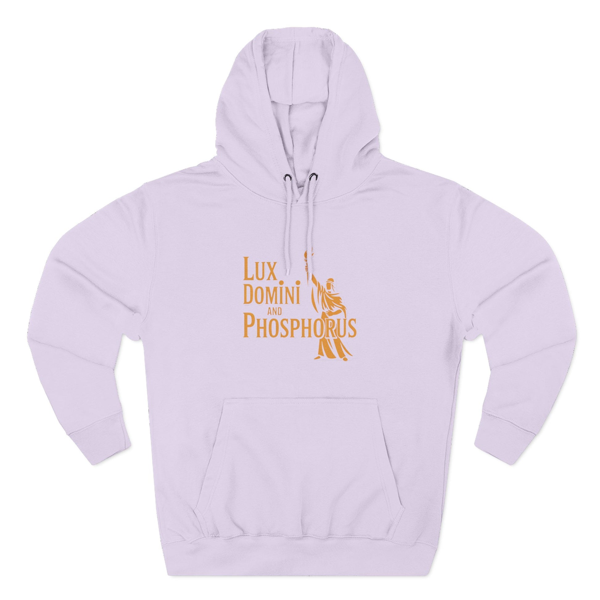 Fleece Hoodie Lux Domini and Phosphorus Apparel Design