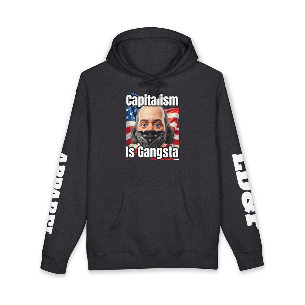 Capitalism is Gangsta Heavyweight Hooded Sweatshirt