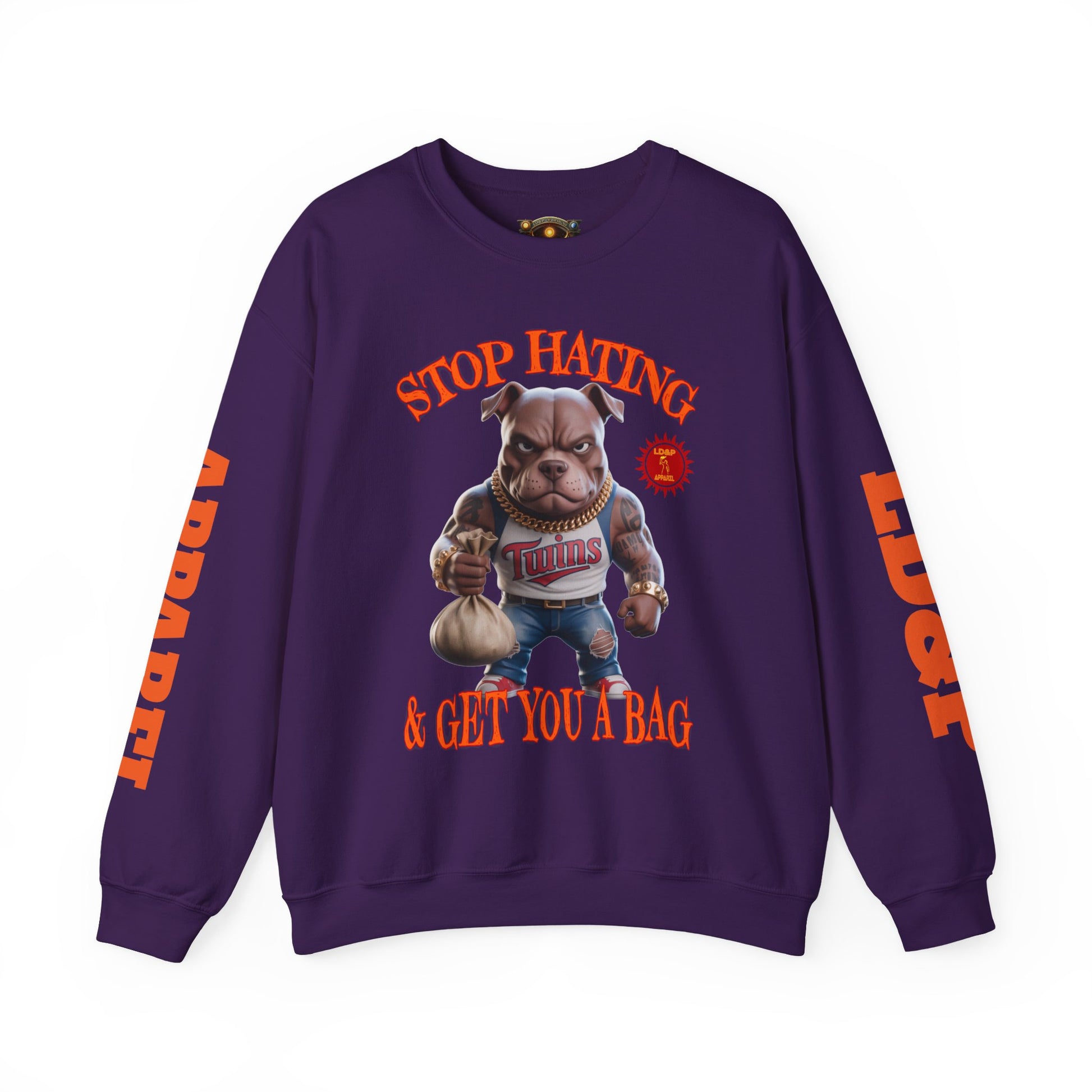 Unisex Sweatshirt Stop Hating LD&P Apparel Design