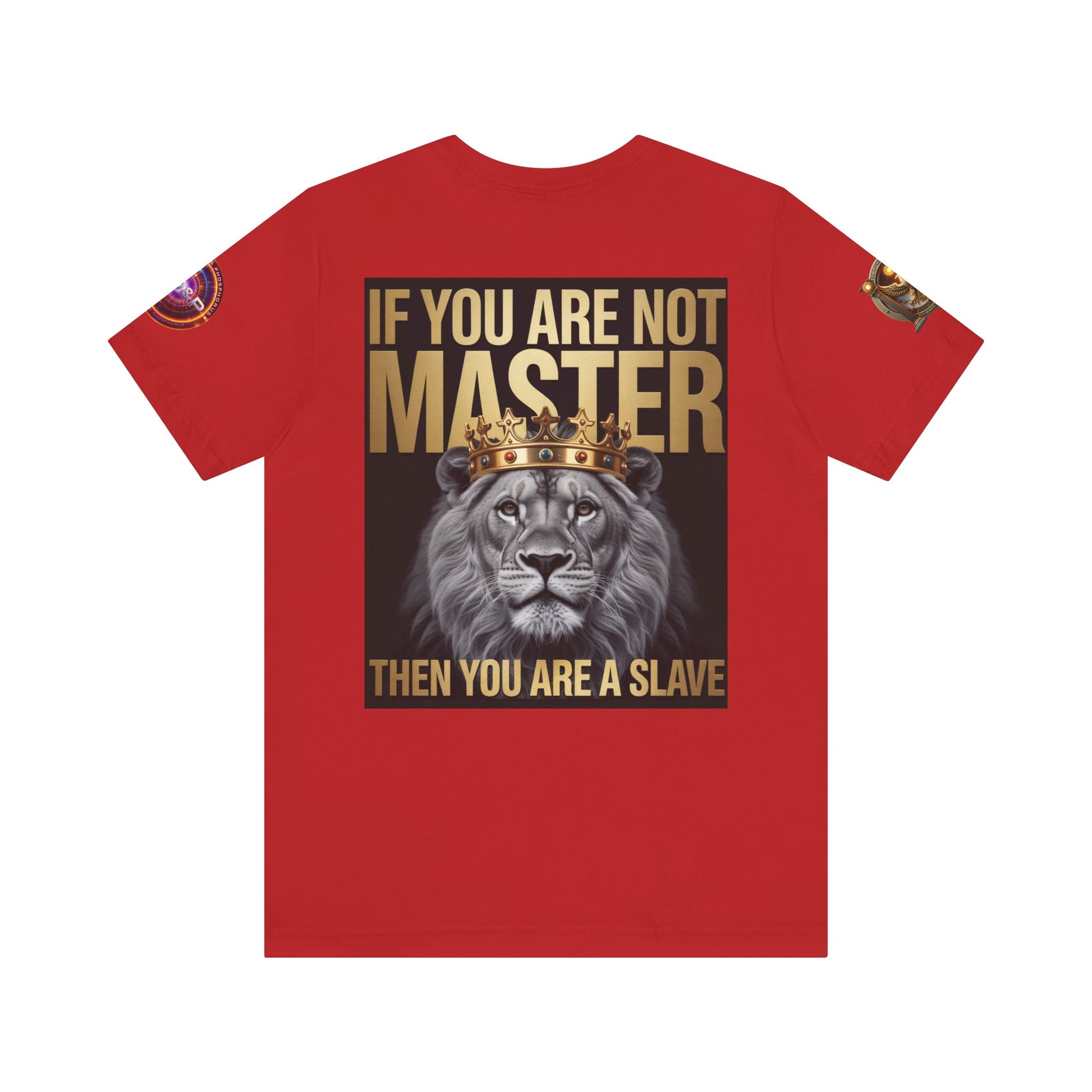 T-Shirt Master or slave LD&amp;P APPAREL Design Unisex Jersey Short Sleeve Tee
