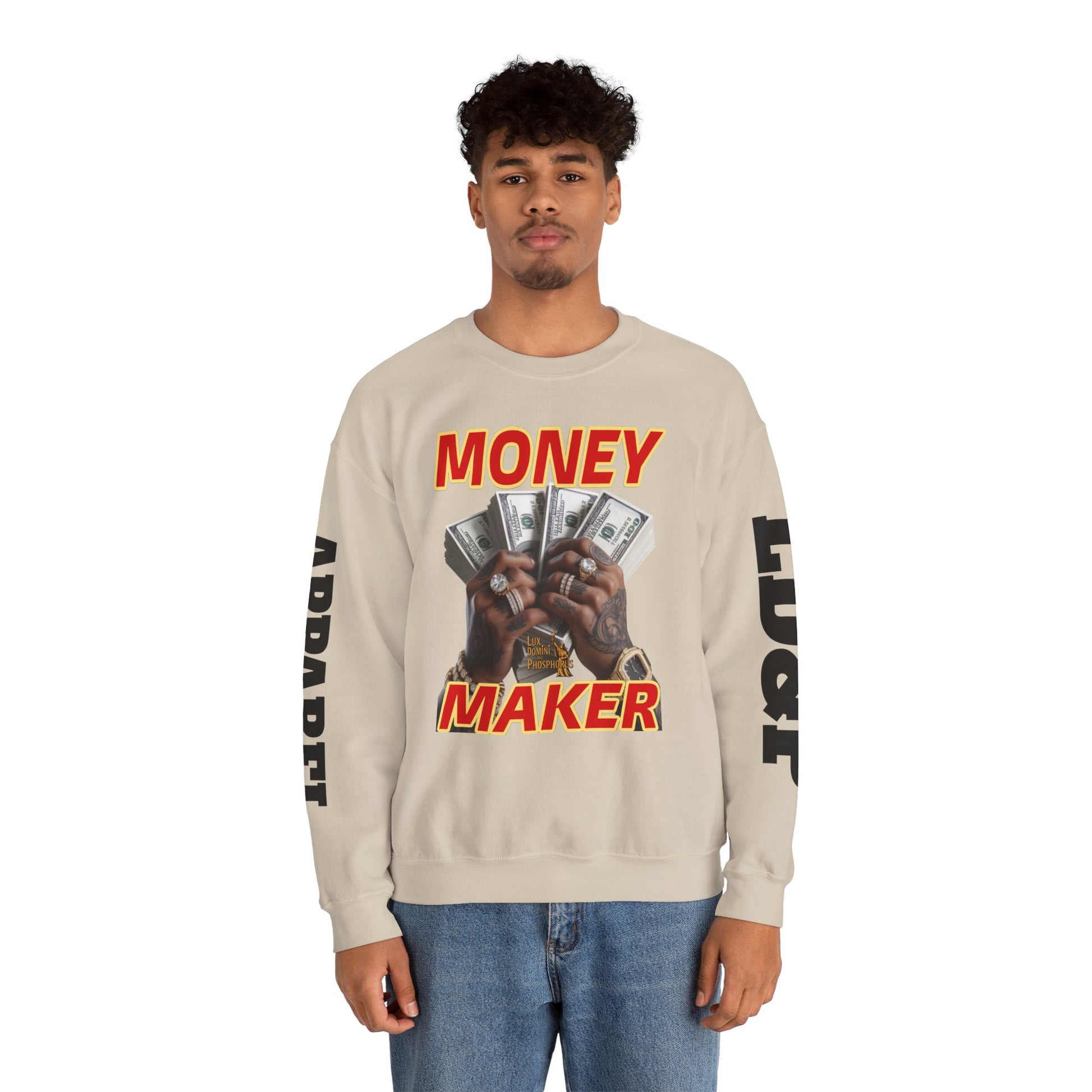 Money Maker Unisex Sweatshirt - LD&P APPAREL Design