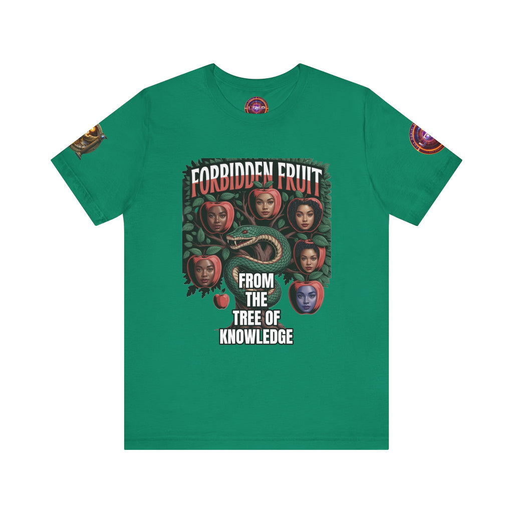 Short Sleeve Tee - Tree of Knowledge Forbidden Fruit Design