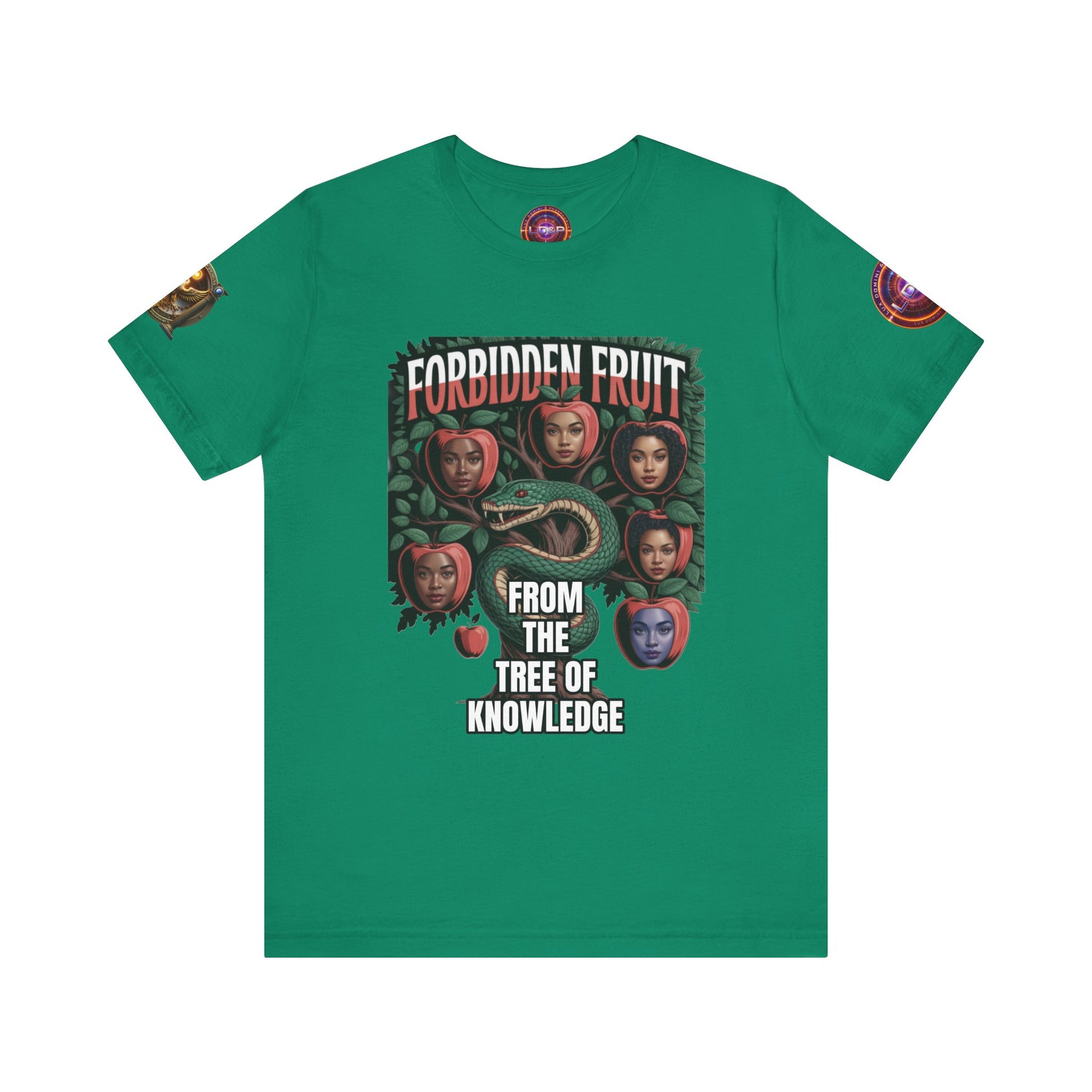 Short Sleeve Tee - Tree of Knowledge Forbidden Fruit Design