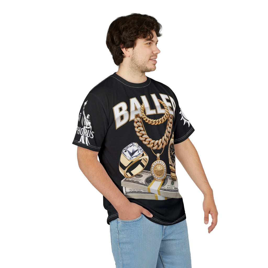 Baller  Unisex Tee - Lux Domini and Phosphorus LD&P Apparel Design black