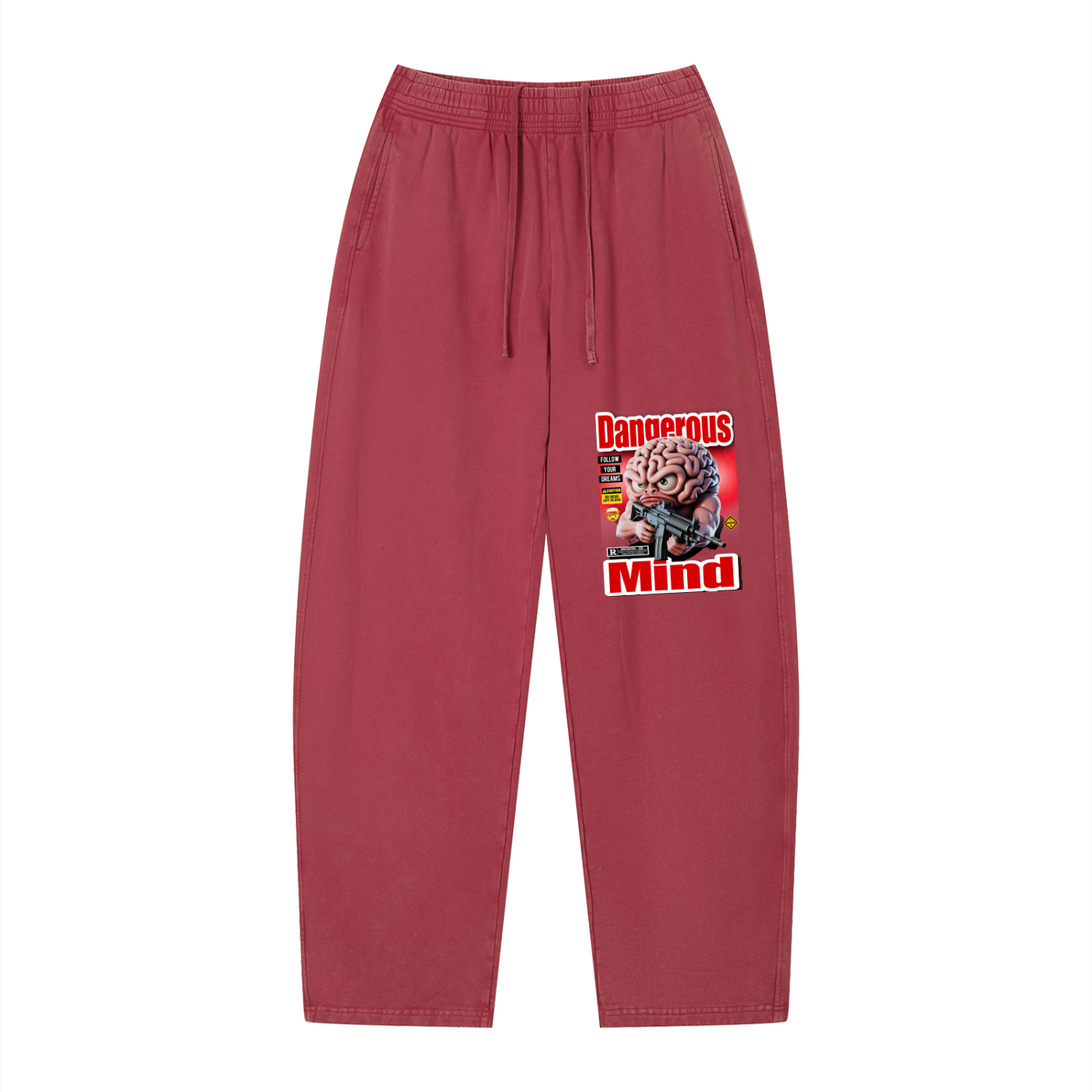 Unisex Vintage Wash Loose Sweatpants
