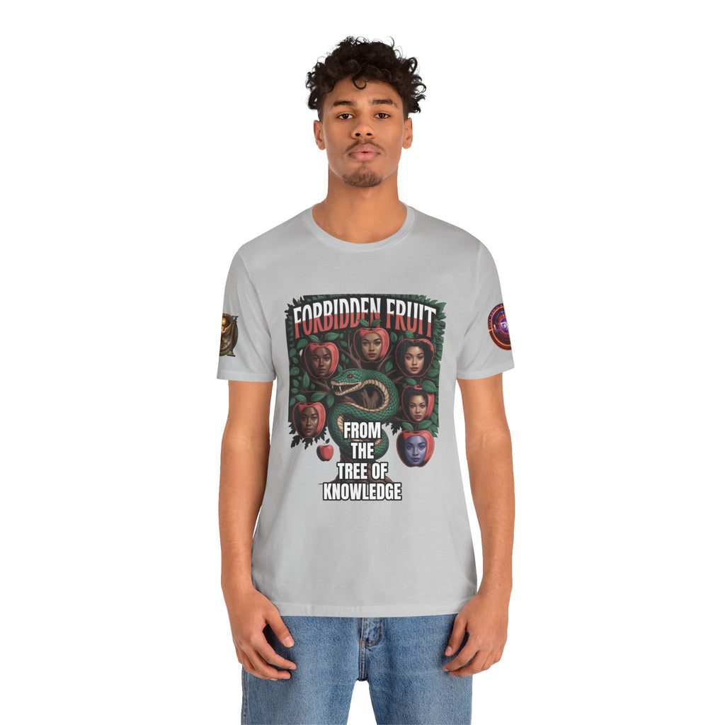 Short Sleeve Tee - Tree of Knowledge Forbidden Fruit Design