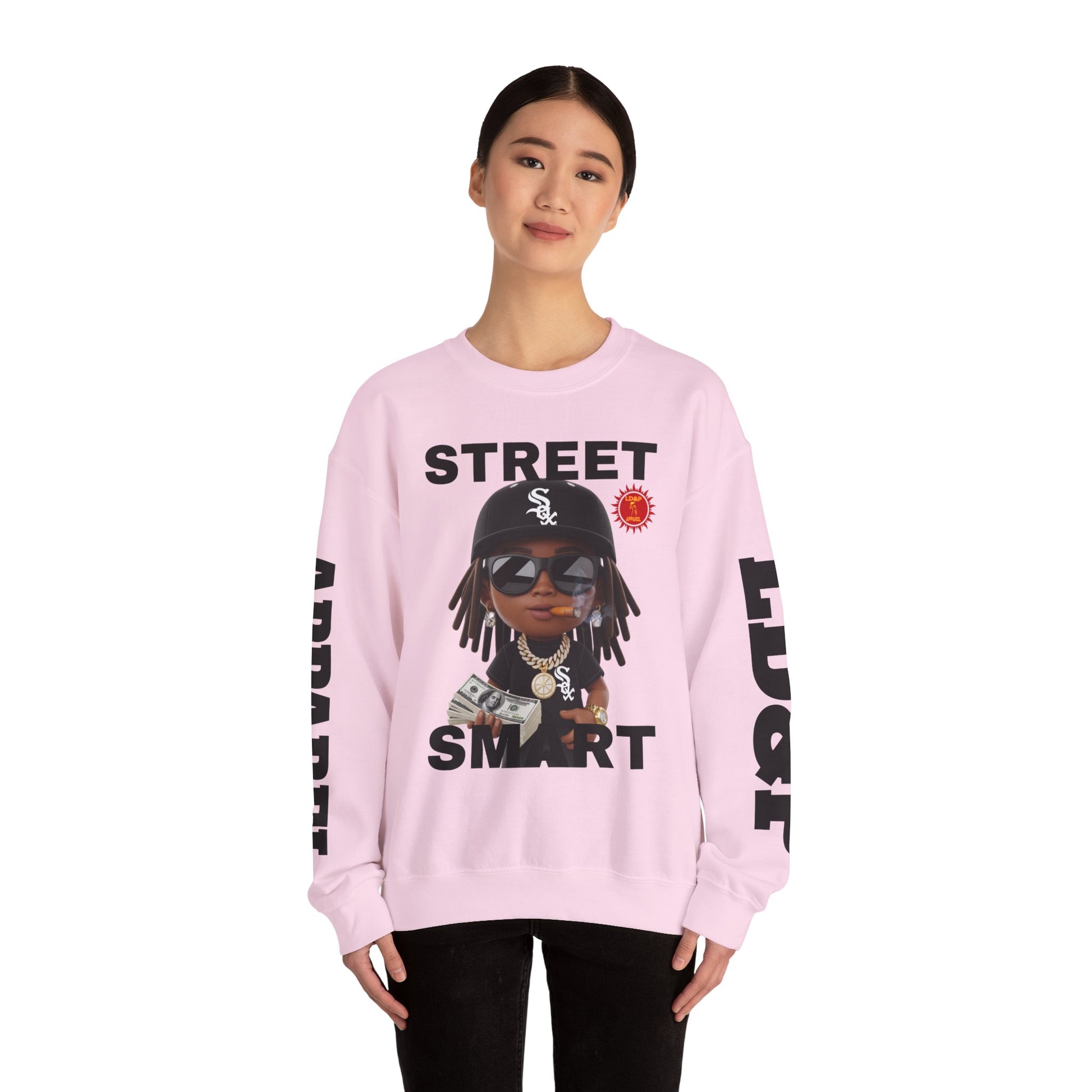 Street Smart Crewneck Sweatshirt - Urban Casual Wear